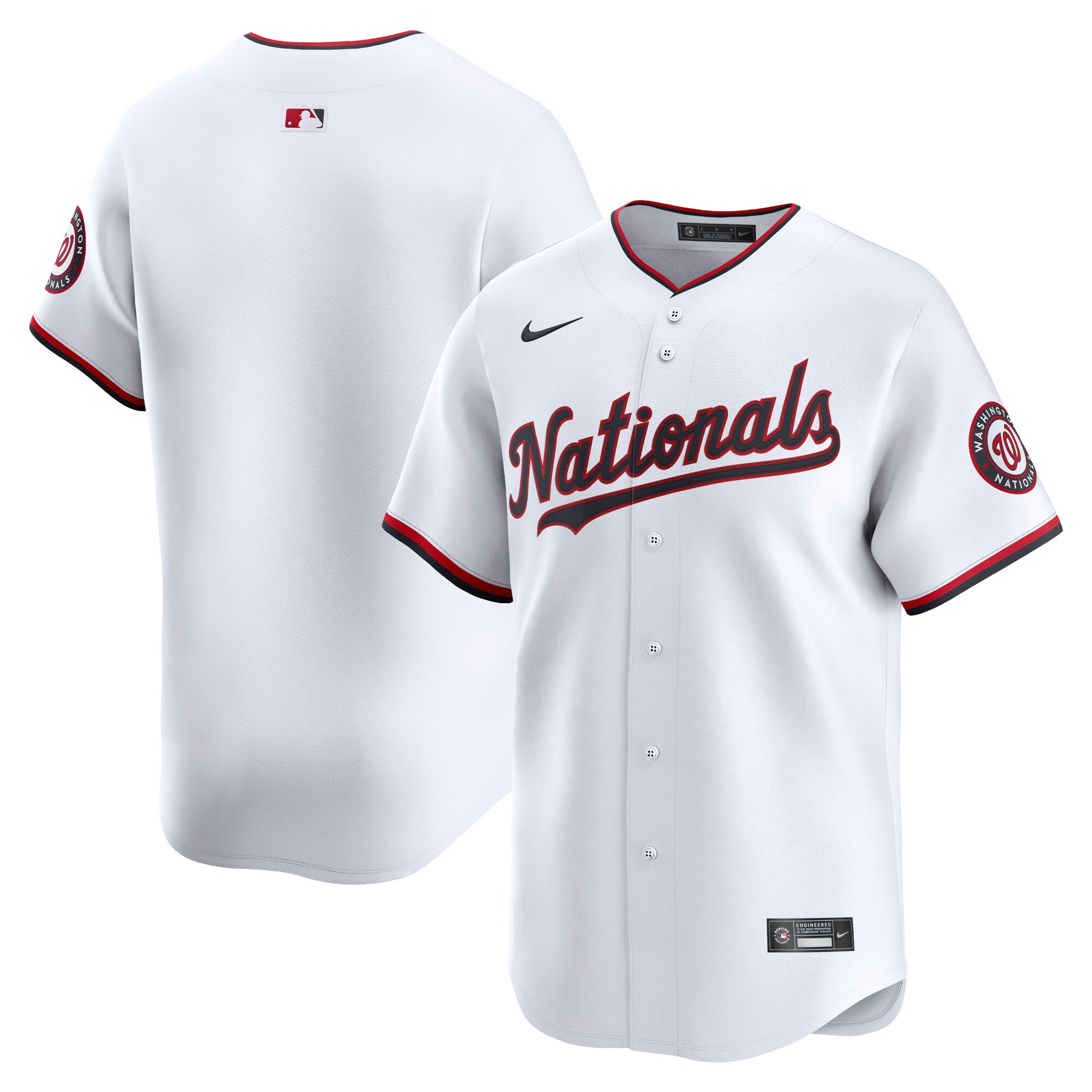 Washington Nationals  Youth Home Limited Jersey - White