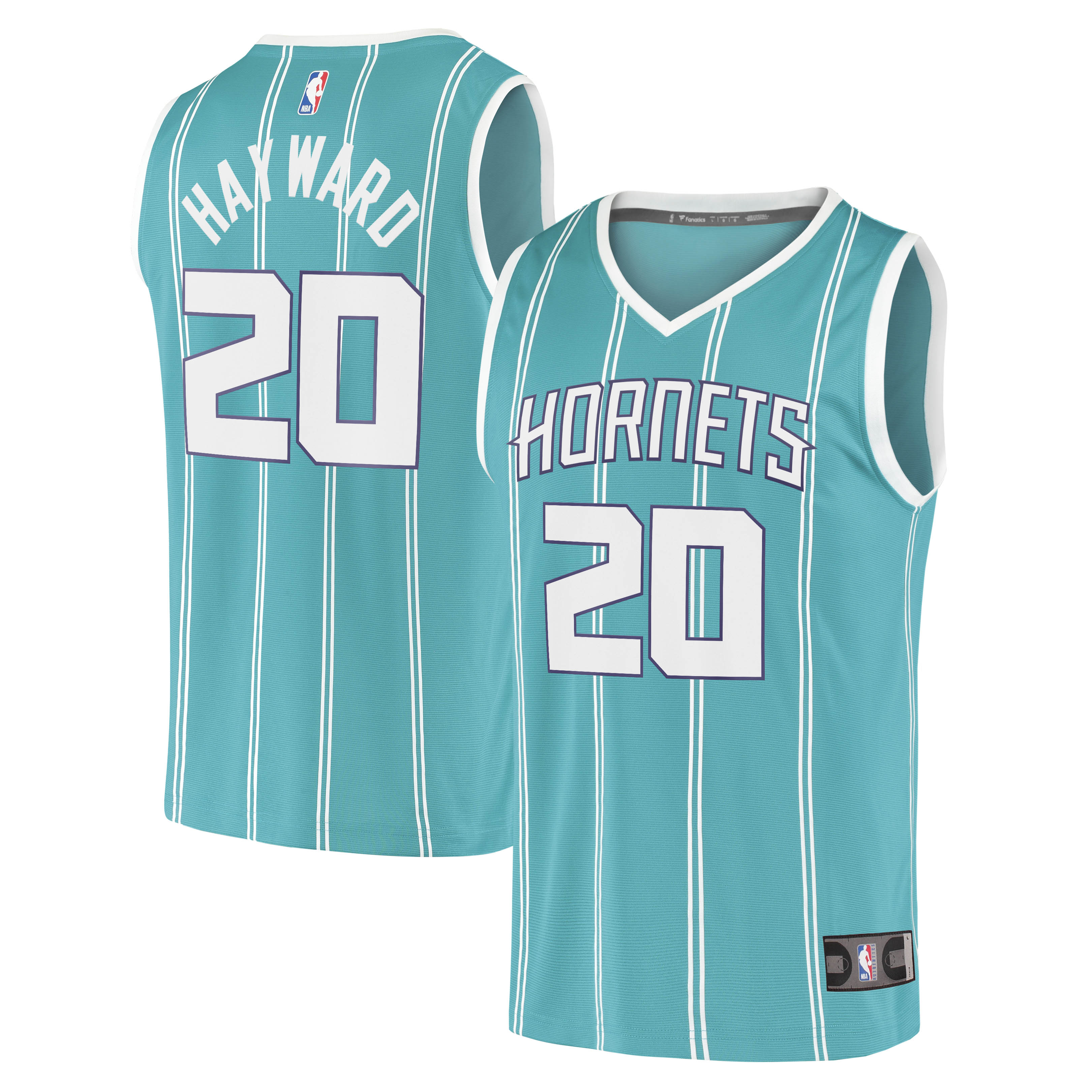 Gordon Hayward Charlotte Hornets Fanatics Fast Break Replica Jersey - Icon Edition - Teal