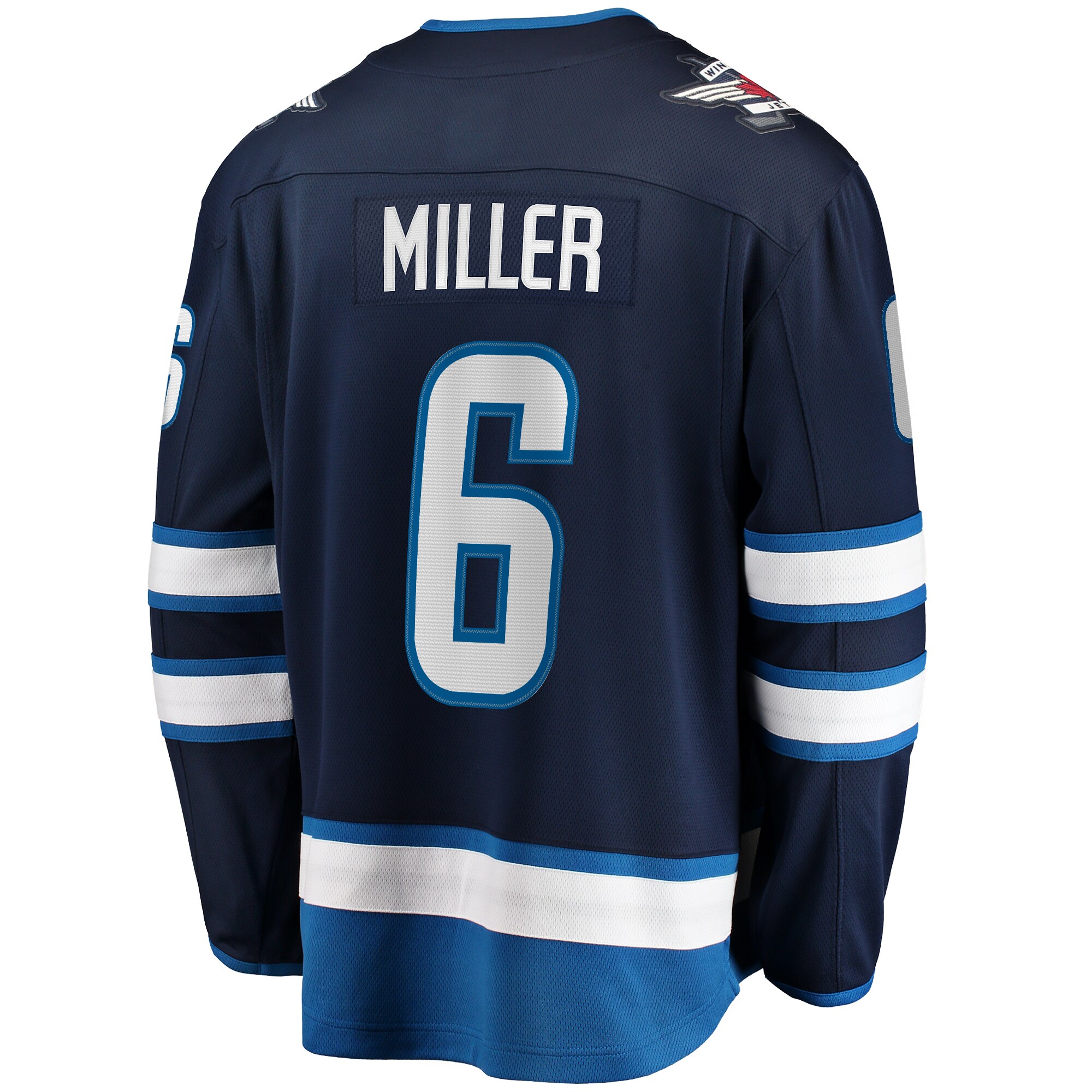 Colin Miller Winnipeg Jets Fanatics Home Premier Breakaway Player Jersey - Navy