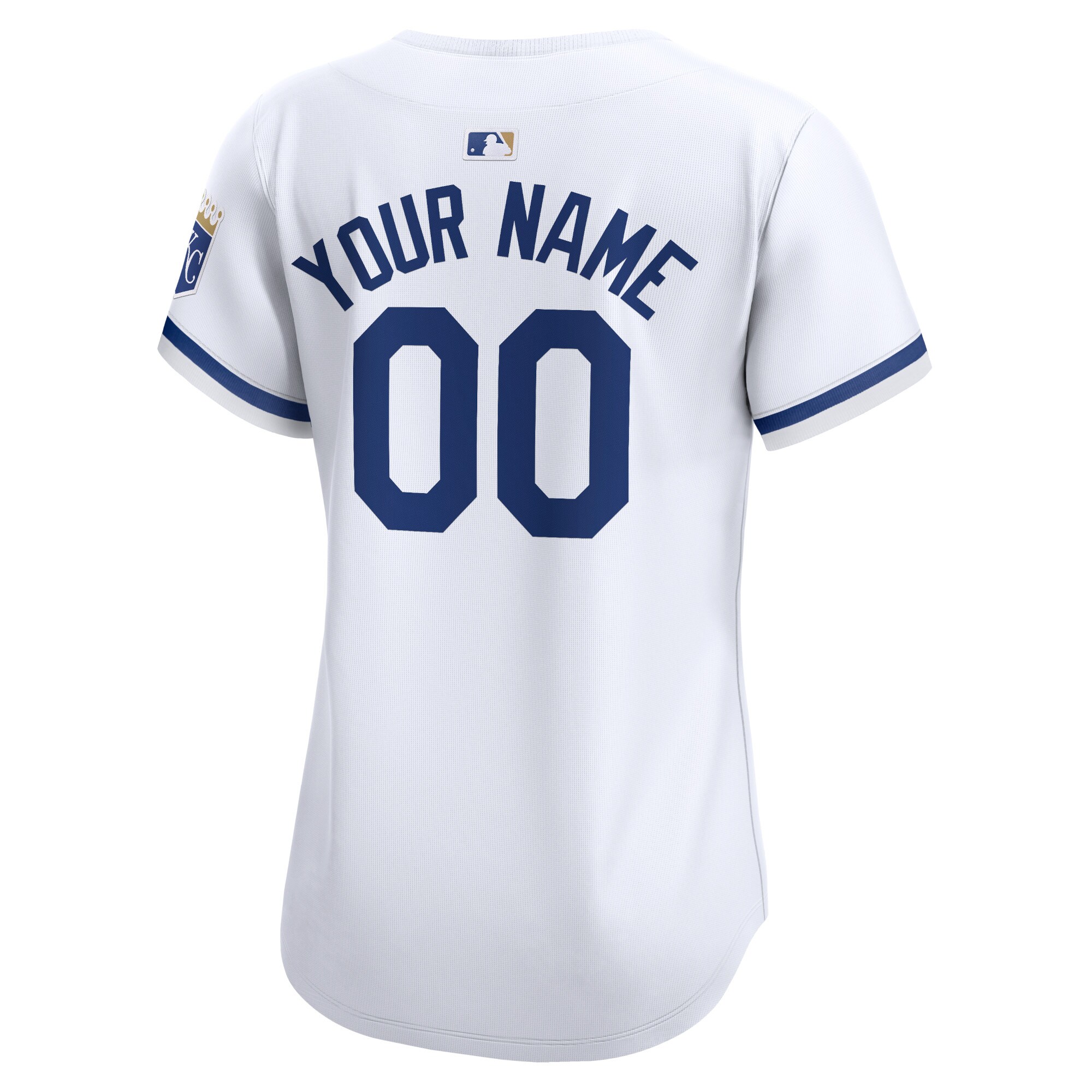 Kansas City Royals  Women's Home Limited Custom Jersey - White