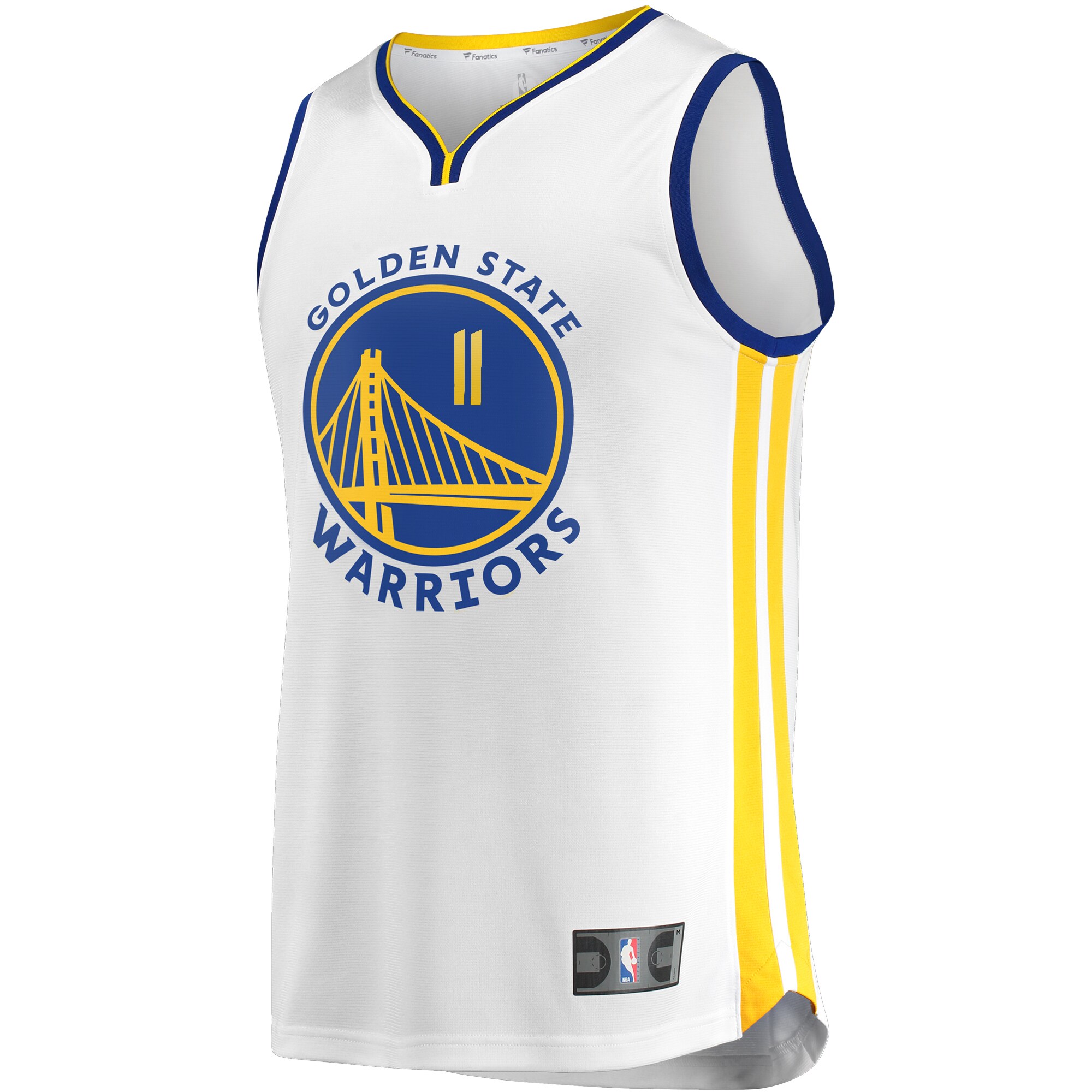 Klay Thompson Golden State Warriors Fanatics Fast Break Replica Player Jersey - White - Association Edition
