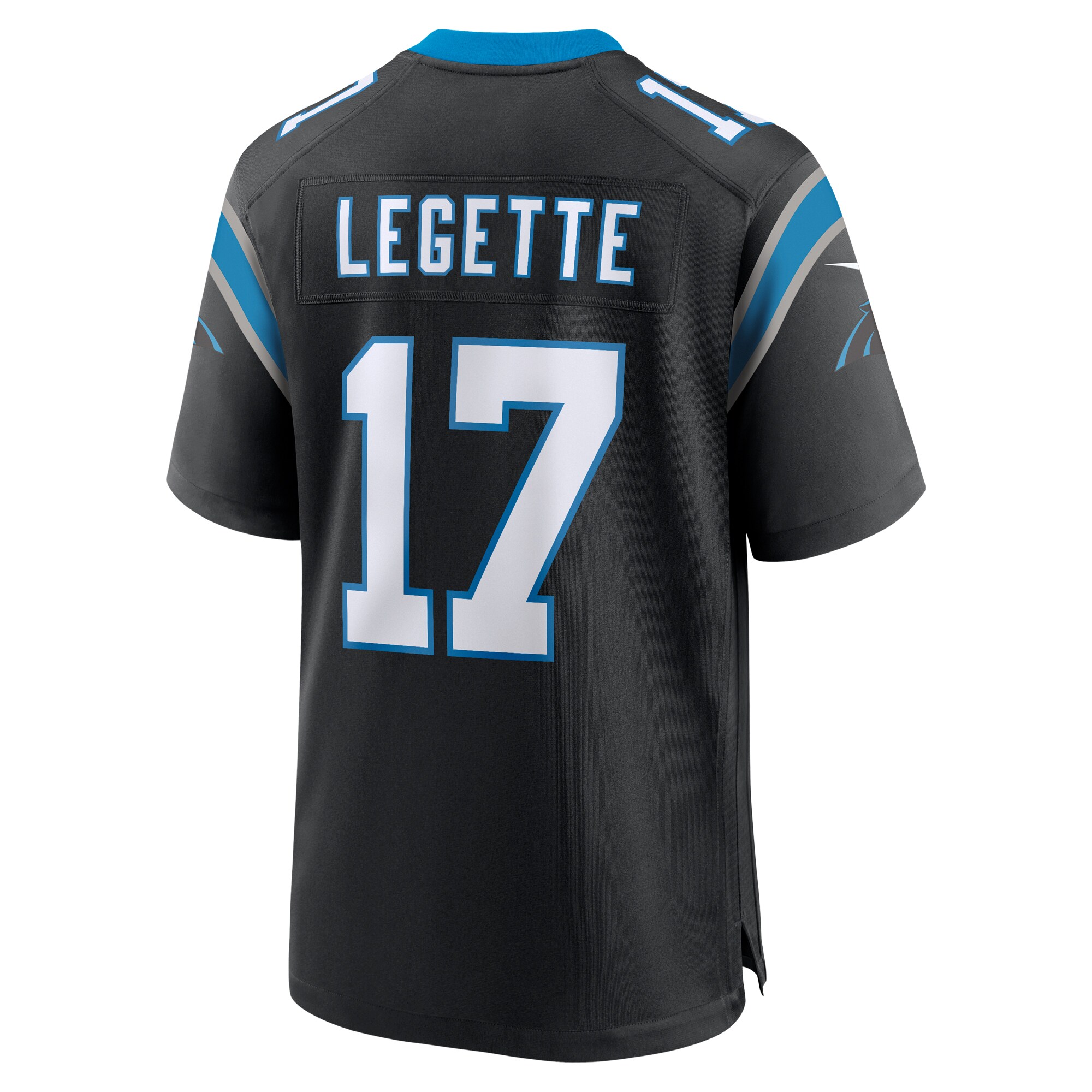 Xavier Legette Carolina Panthers  2024 NFL First Round Pick Game Player Jersey - Black