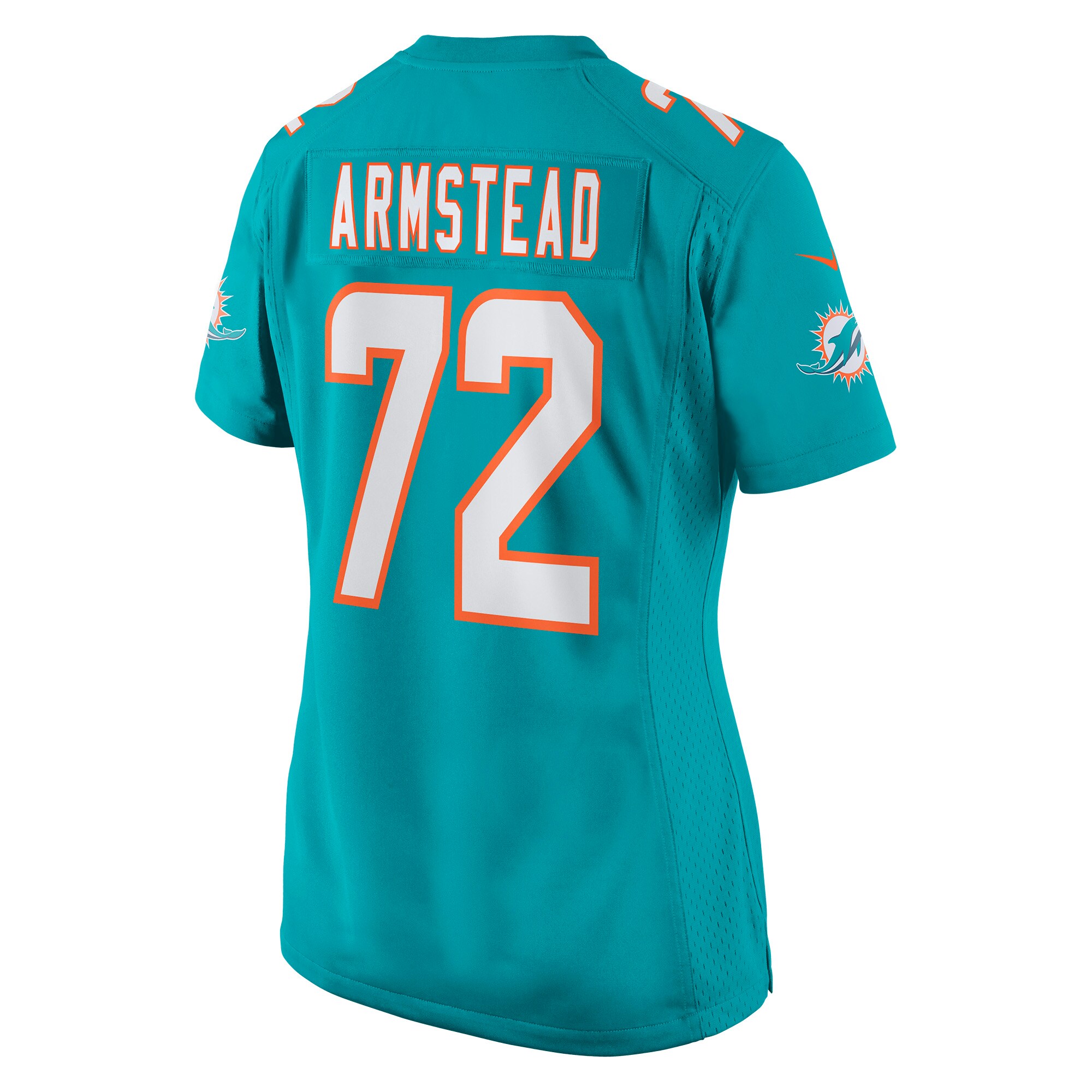 Terron Armstead Miami Dolphins  Women's Game Jersey - Aqua