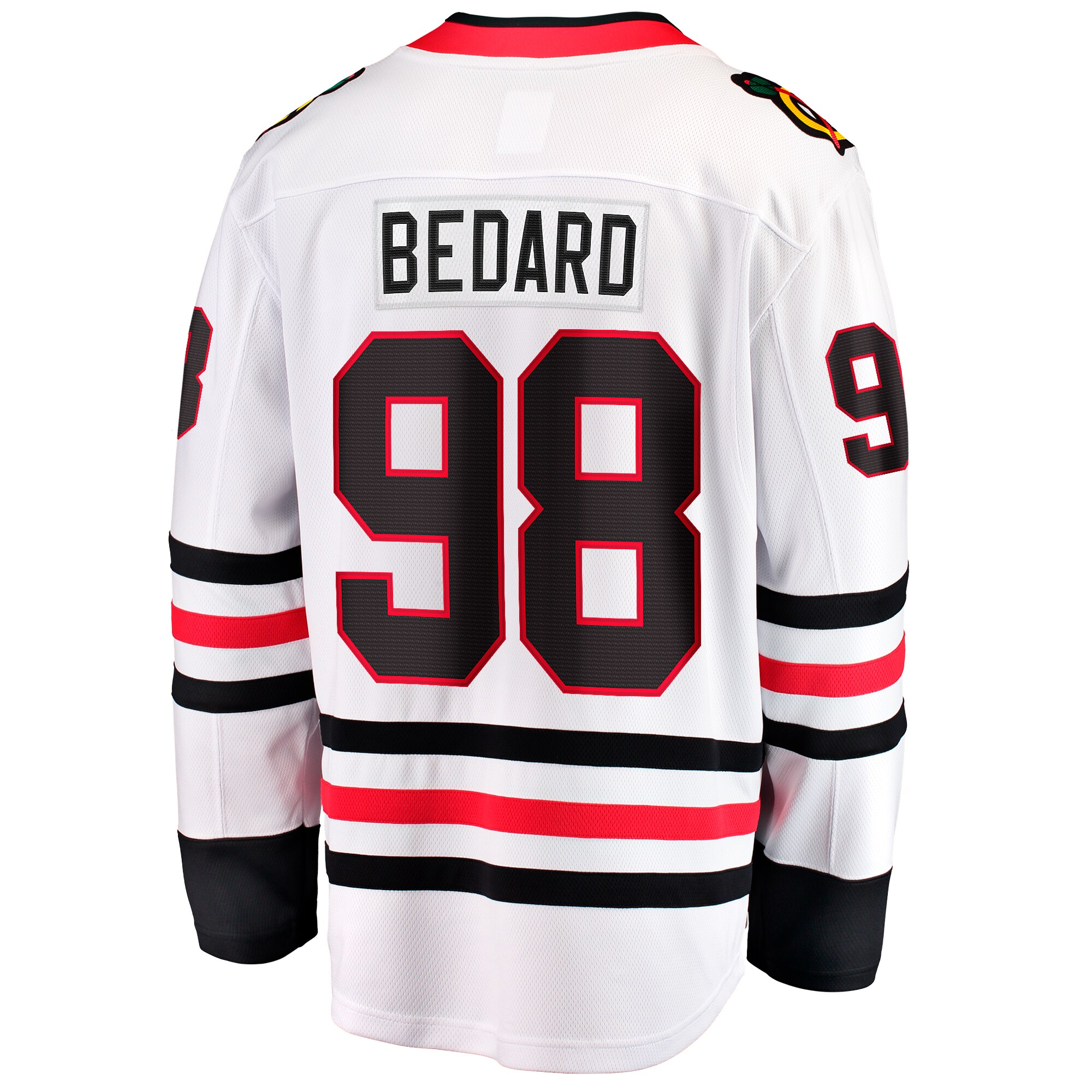Connor Bedard Chicago Blackhawks Fanatics Away Breakaway Player Jersey - White