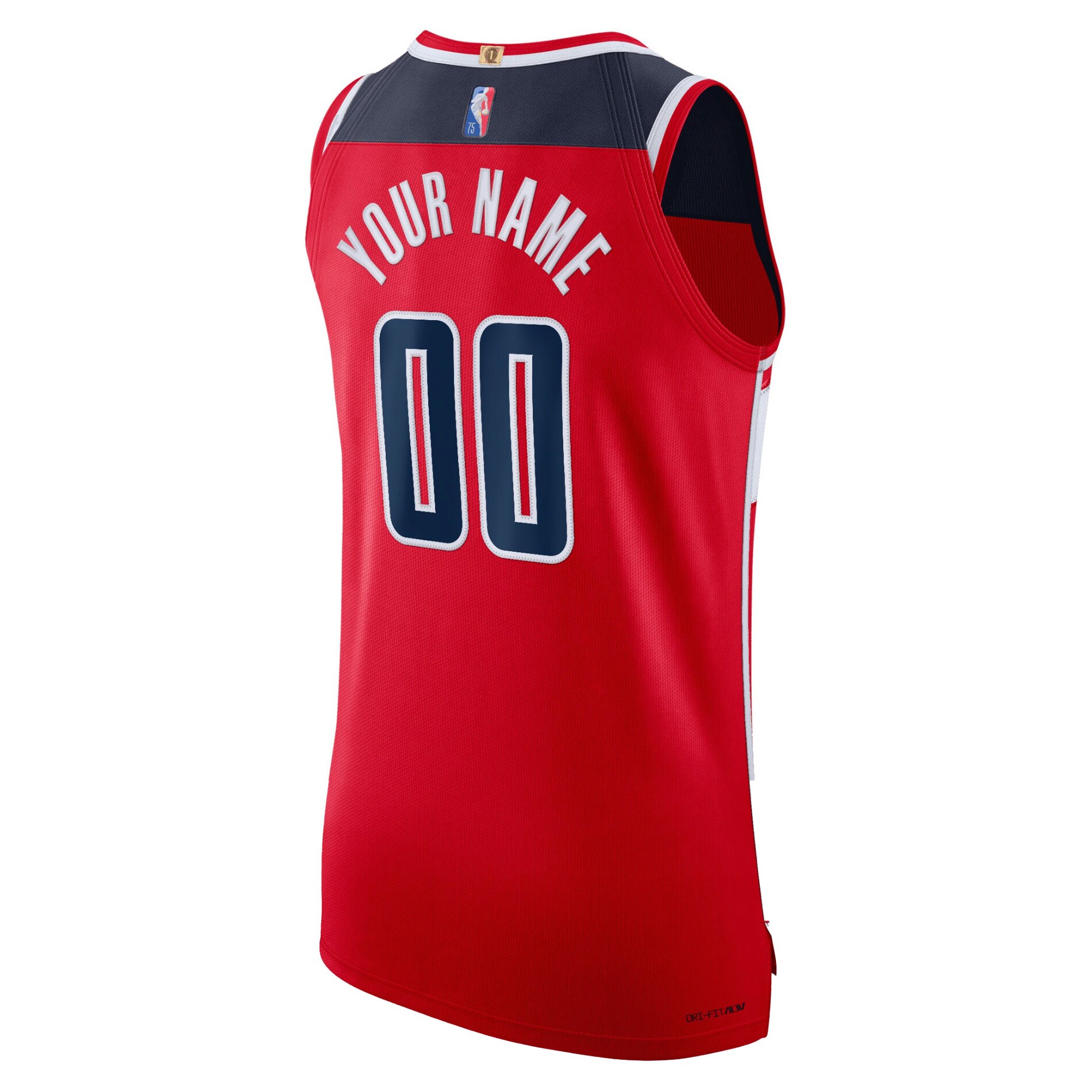 Washington Wizards  2021\/22 Diamond Authentic Custom Jersey - Icon Edition - Red
