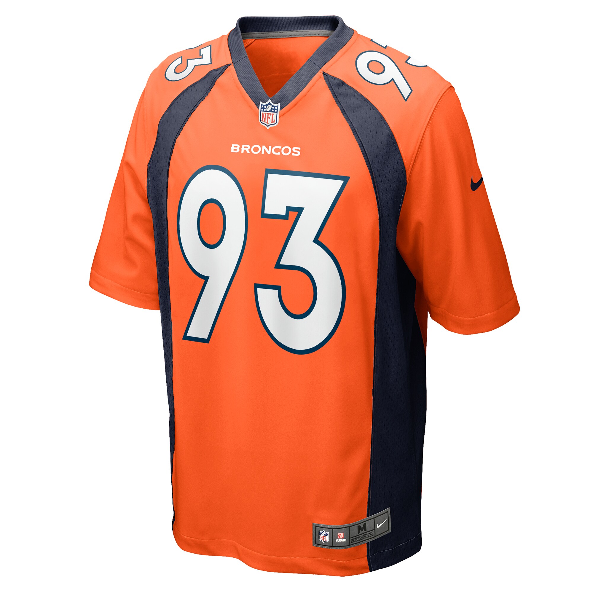 Troy Jones Denver Broncos  Game Jersey - Orange