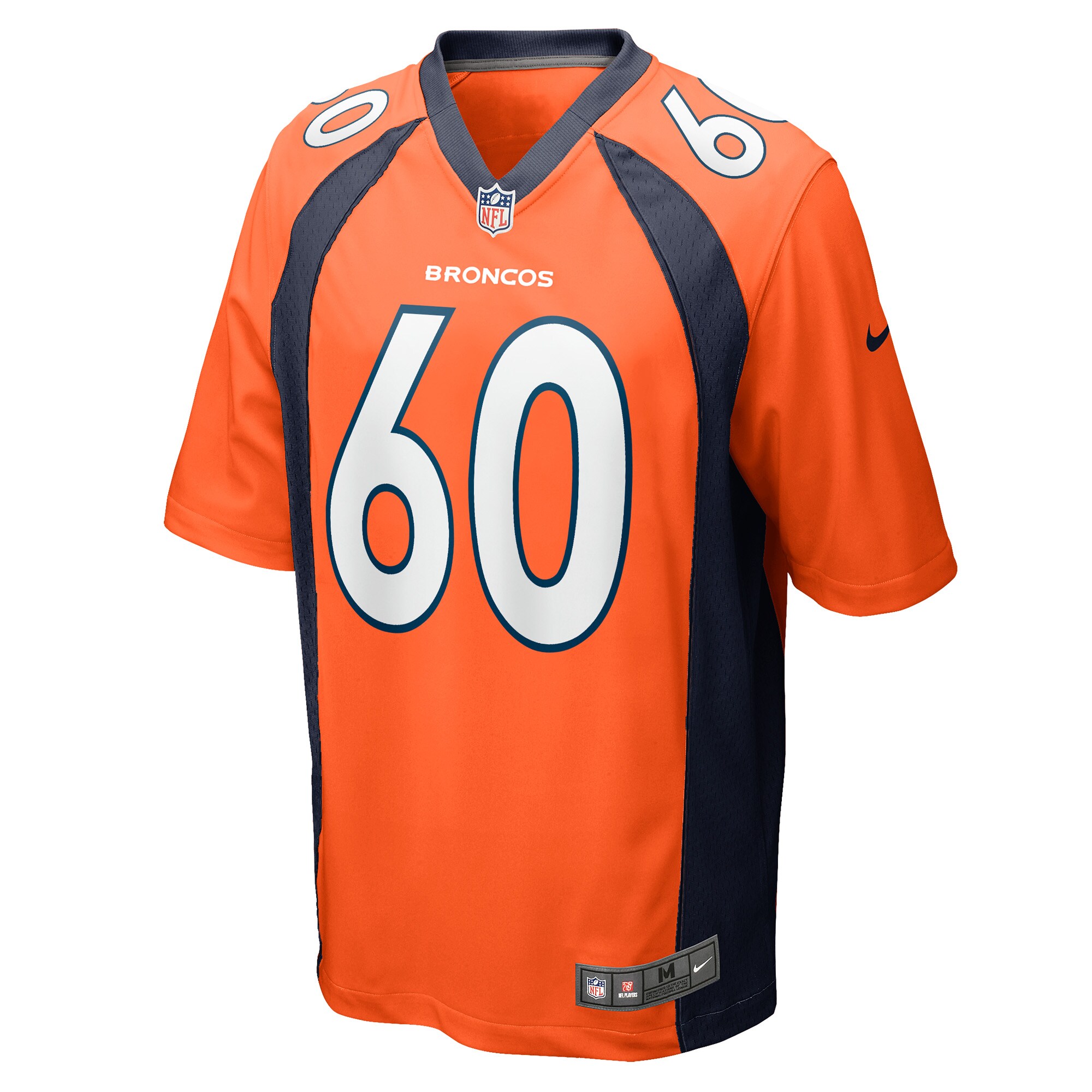 Luke Wattenberg Denver Broncos  Game Player Jersey - Orange