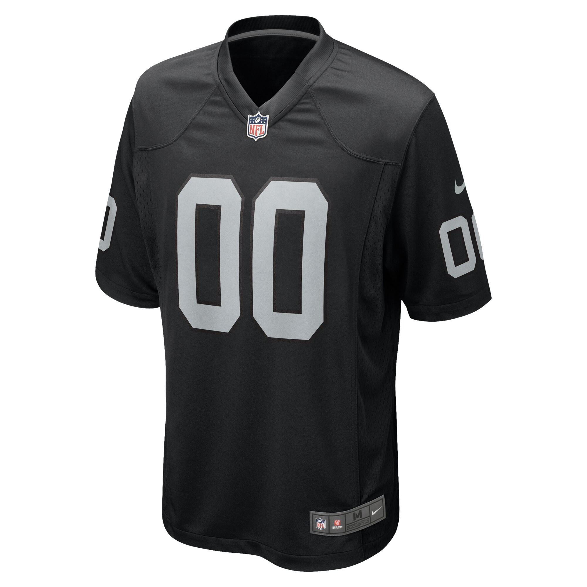 Las Vegas Raiders Youth Custom Game Jersey - Black