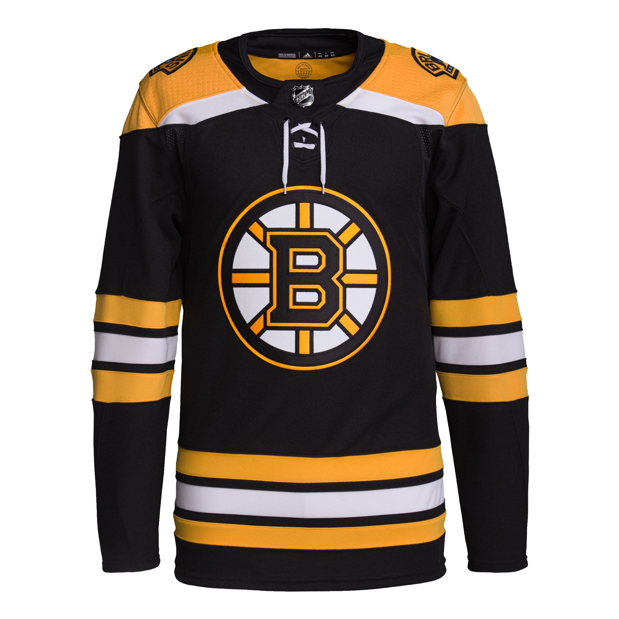 Boston Bruins adidas Home Primegreen Authentic Jersey - Black