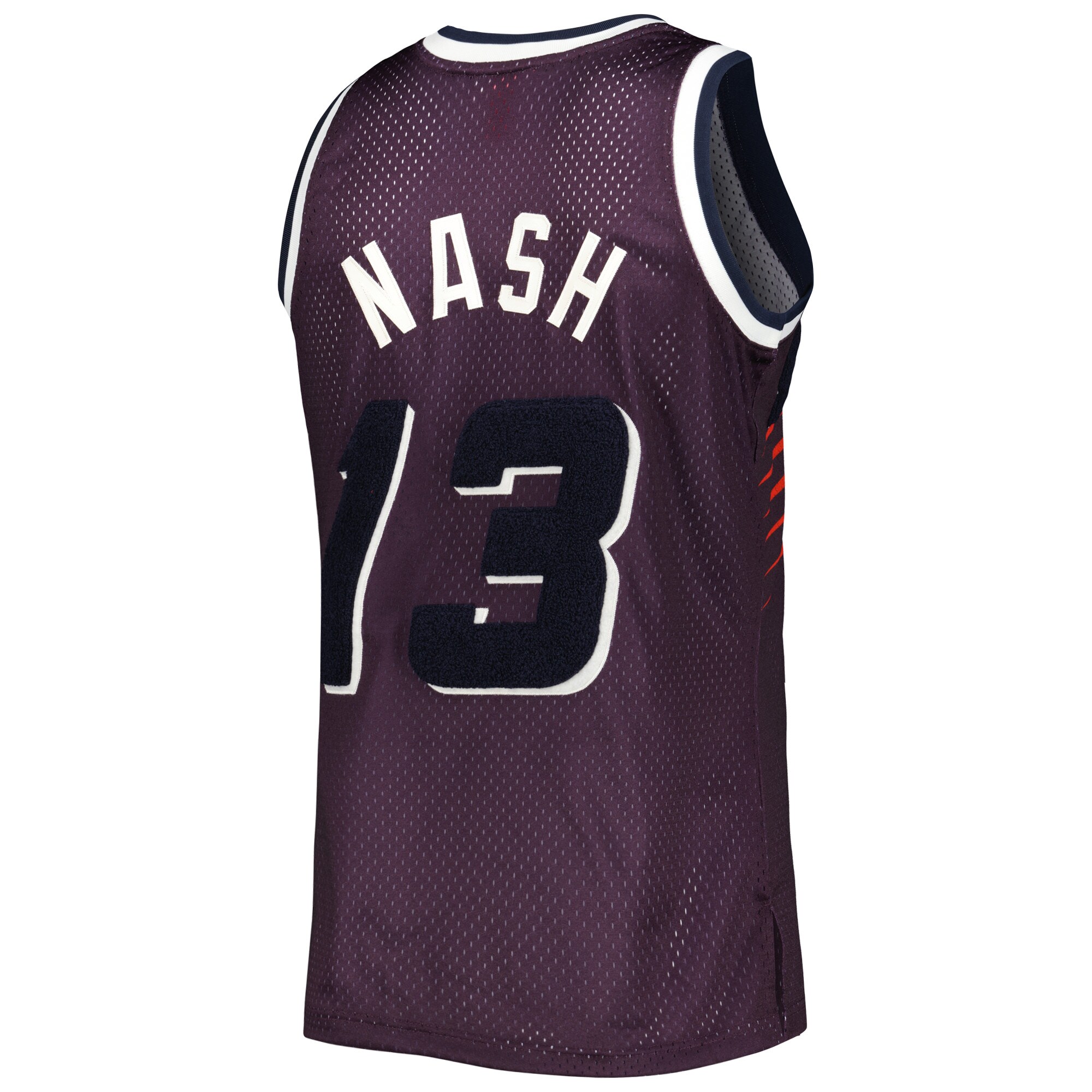 Steve Nash Phoenix Suns Mitchell & Ness 1996\/97 Hardwood Classics Off-Court Swingman Jersey - Purple