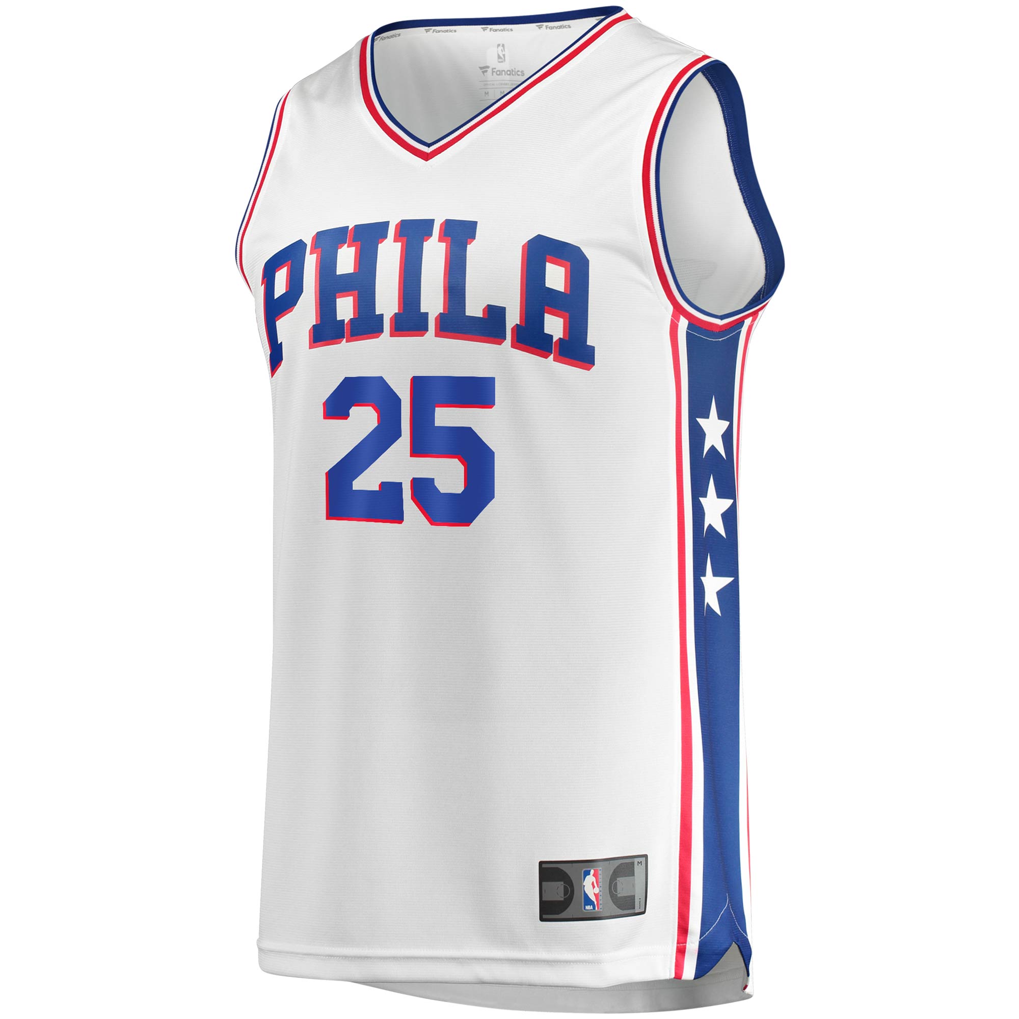 Ben Simmons Philadelphia 76ers Fanatics Youth Fast Break Replica Player Jersey - Association Edition - White