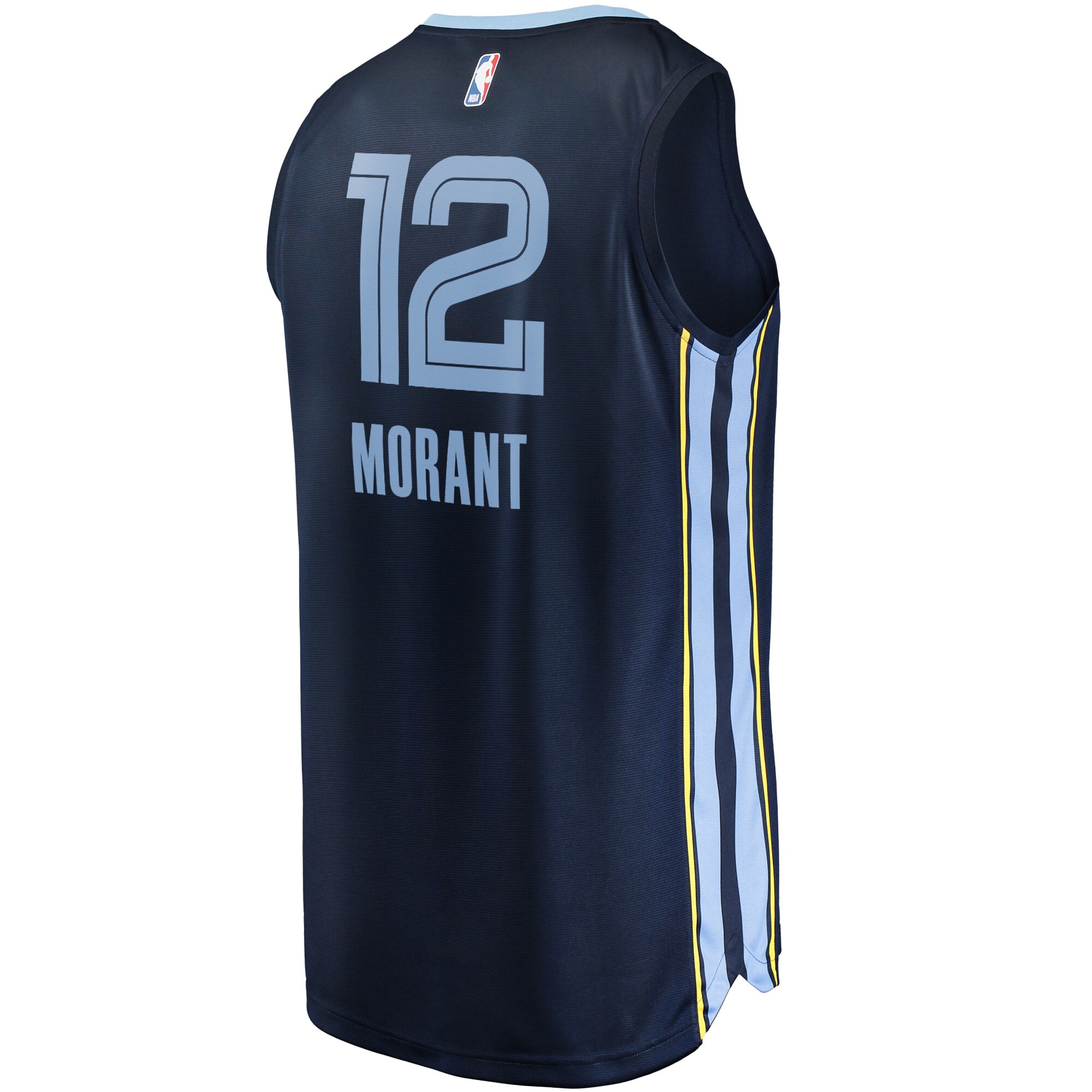 Ja Morant Memphis Grizzlies Fanatics Replica Fast Break Jersey Navy - Icon Edition