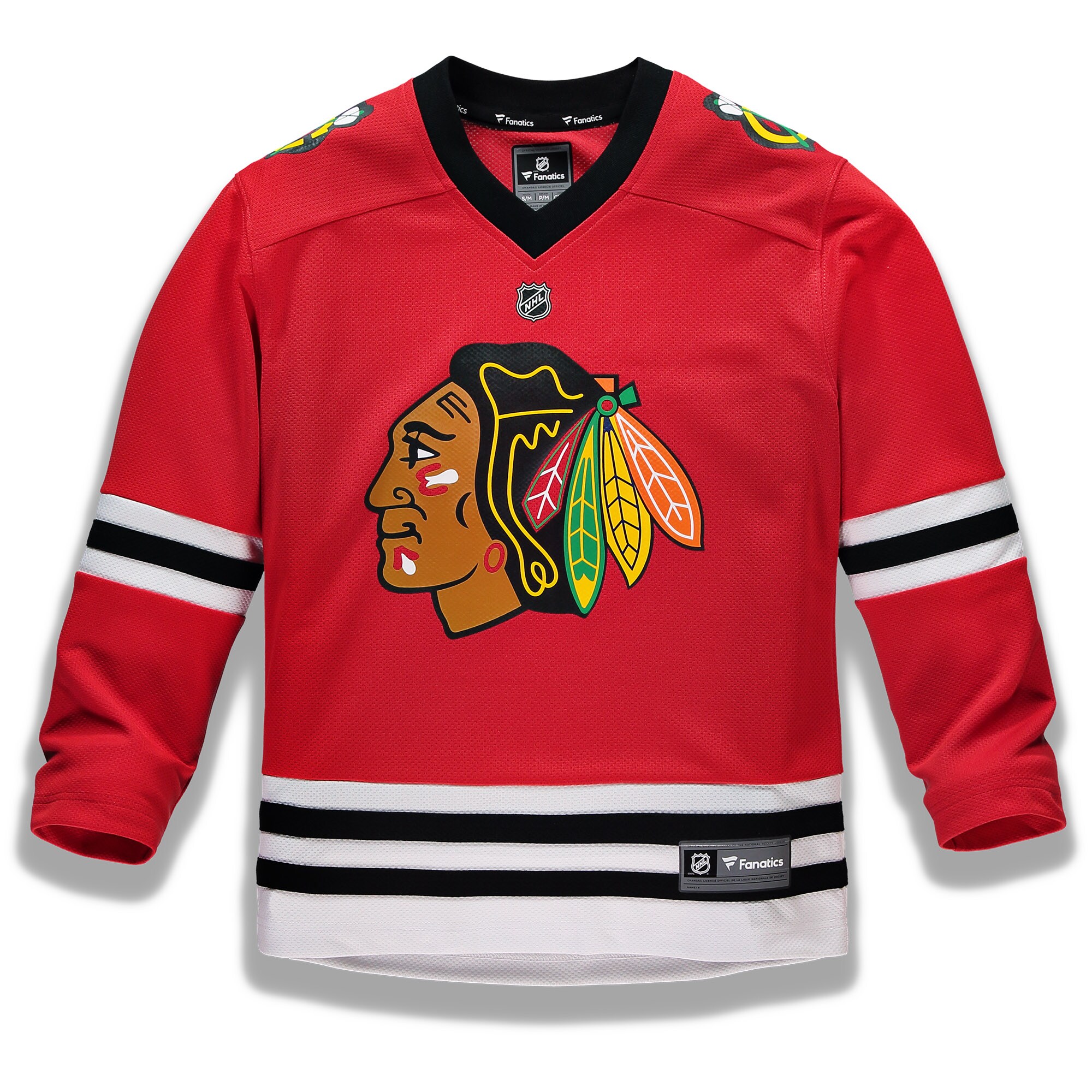 Chicago Blackhawks Fanatics Youth Home Replica Custom Jersey - Red