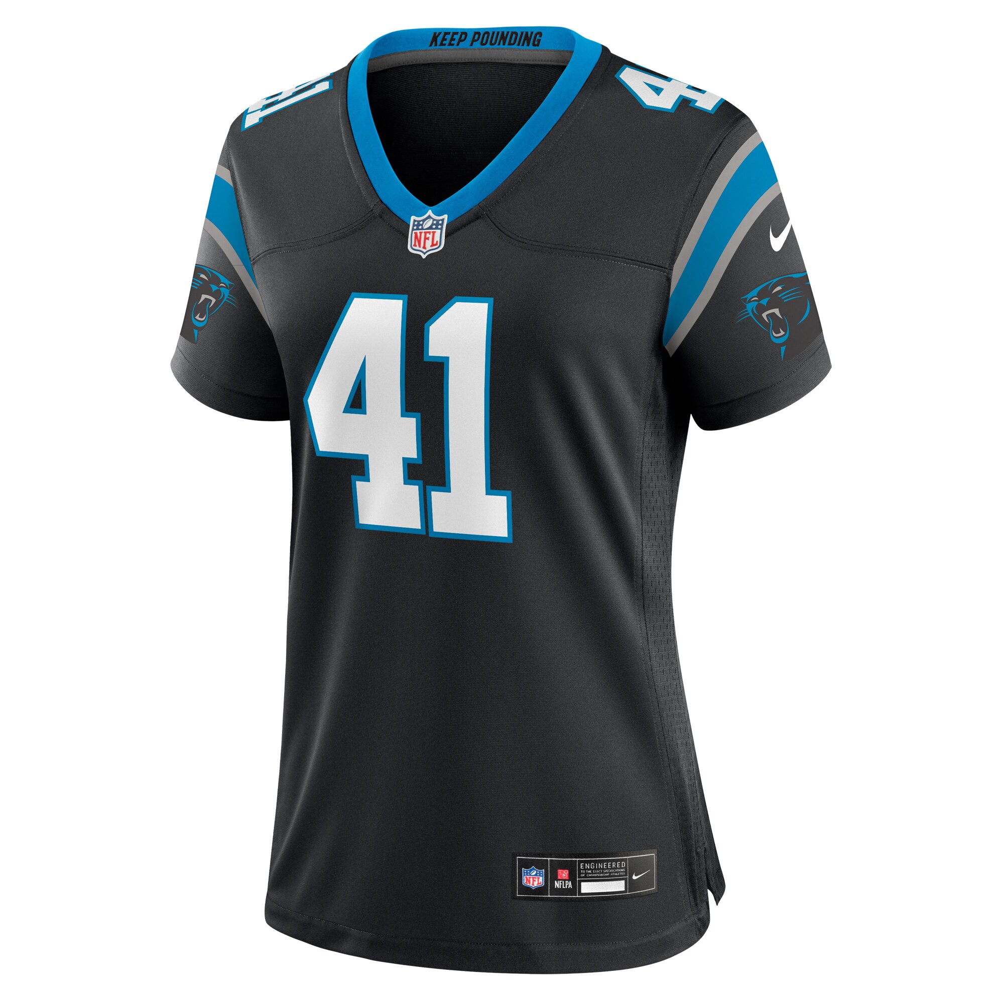 Matthias Farley Carolina Panthers  Women's  Game Jersey -  Black