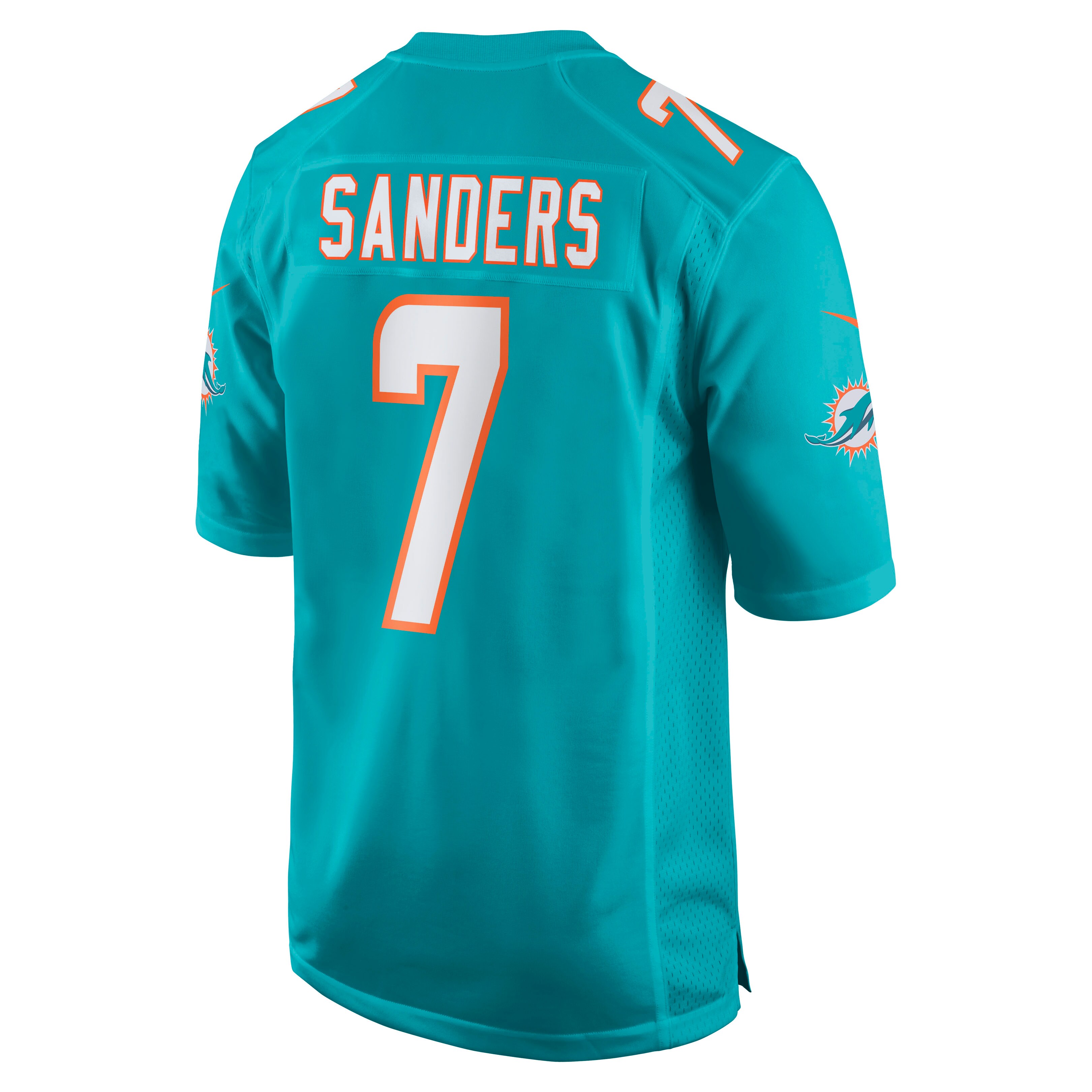 Jason Sanders Miami Dolphins  Game Jersey - Aqua