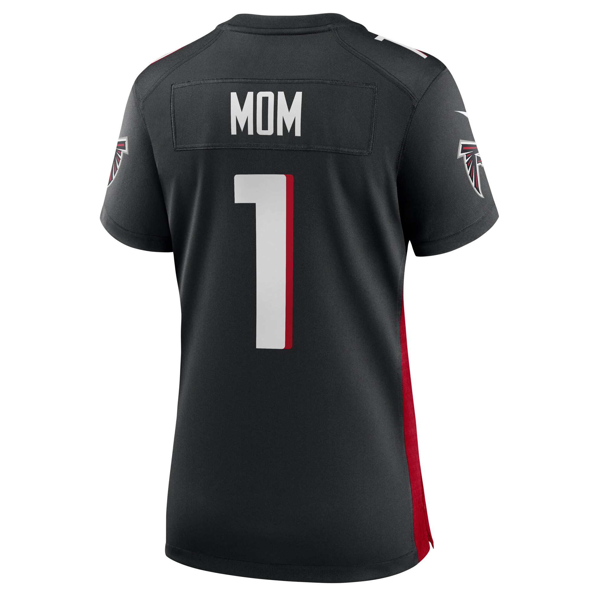 Number 1 Mom Atlanta Falcons  Women's Game Jersey - Black