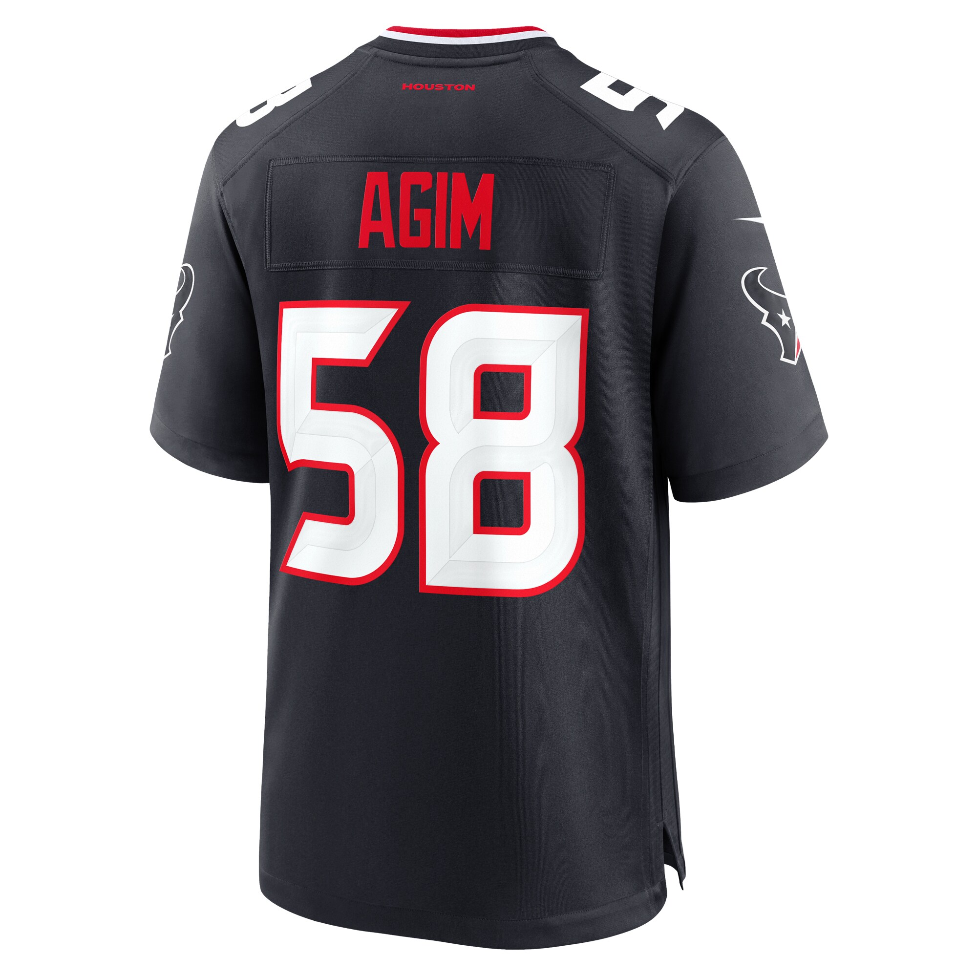 McTelvin Agim Houston Texans  Team Game Jersey -  Navy
