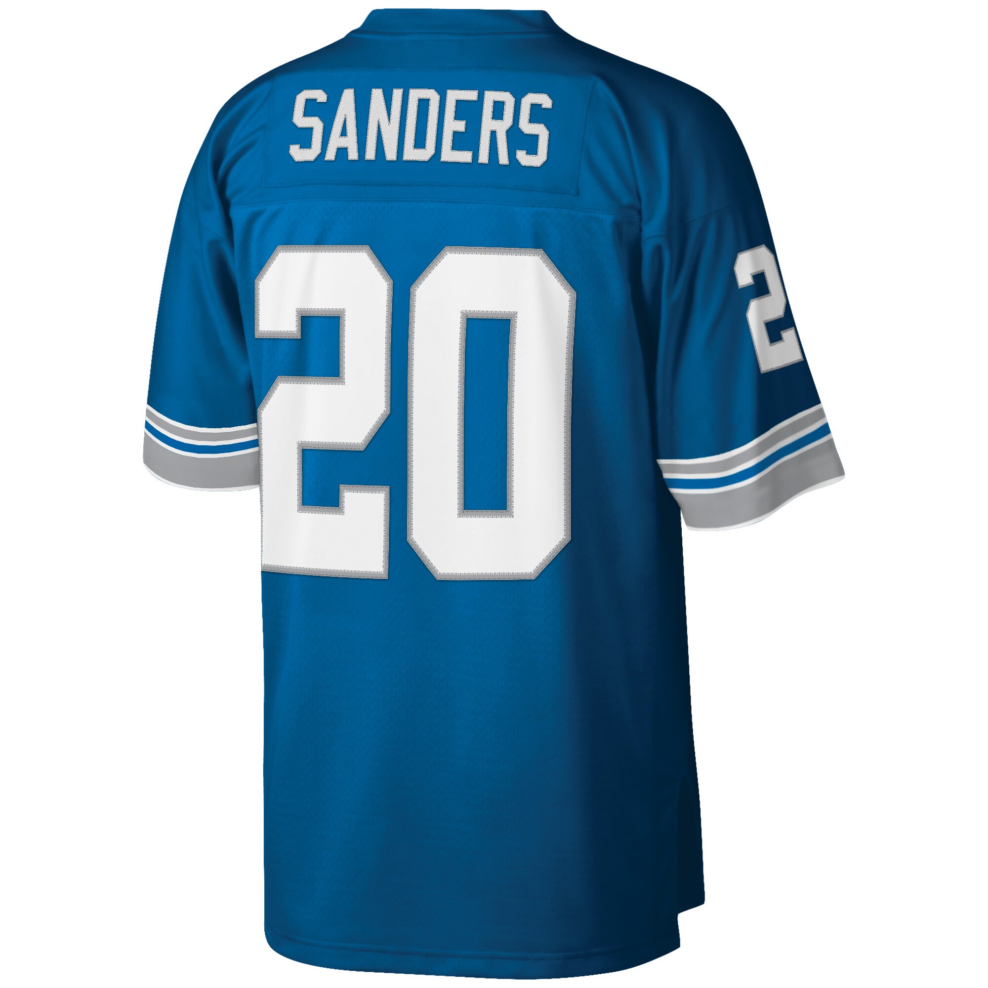 Barry Sanders Detroit Lions Mitchell & Ness Big & Tall 1996 Retired Player Replica Jersey - Blue