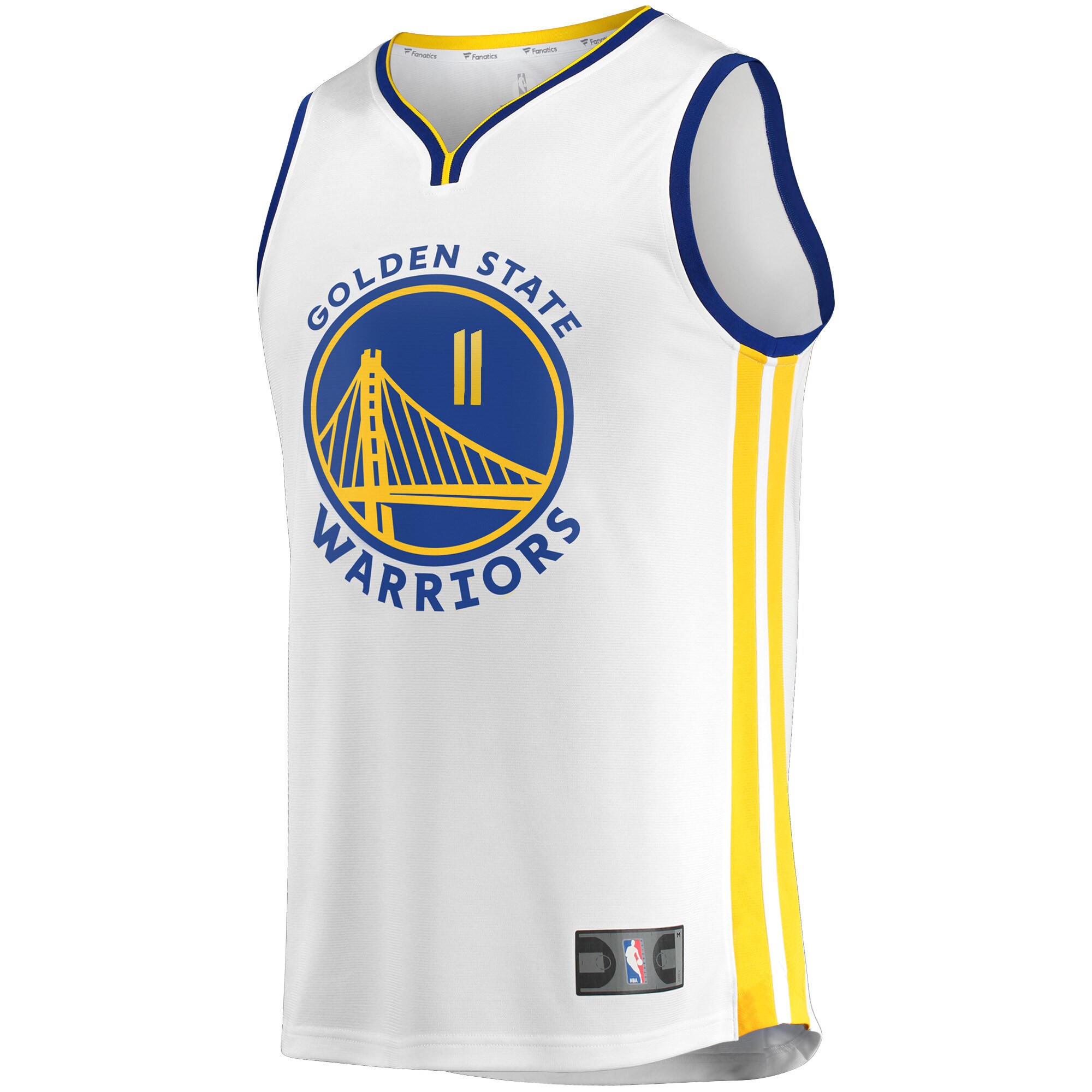 Klay Thompson Golden State Warriors Fanatics 2022\/23 Fast Break Replica Player Jersey - Association Edition - White