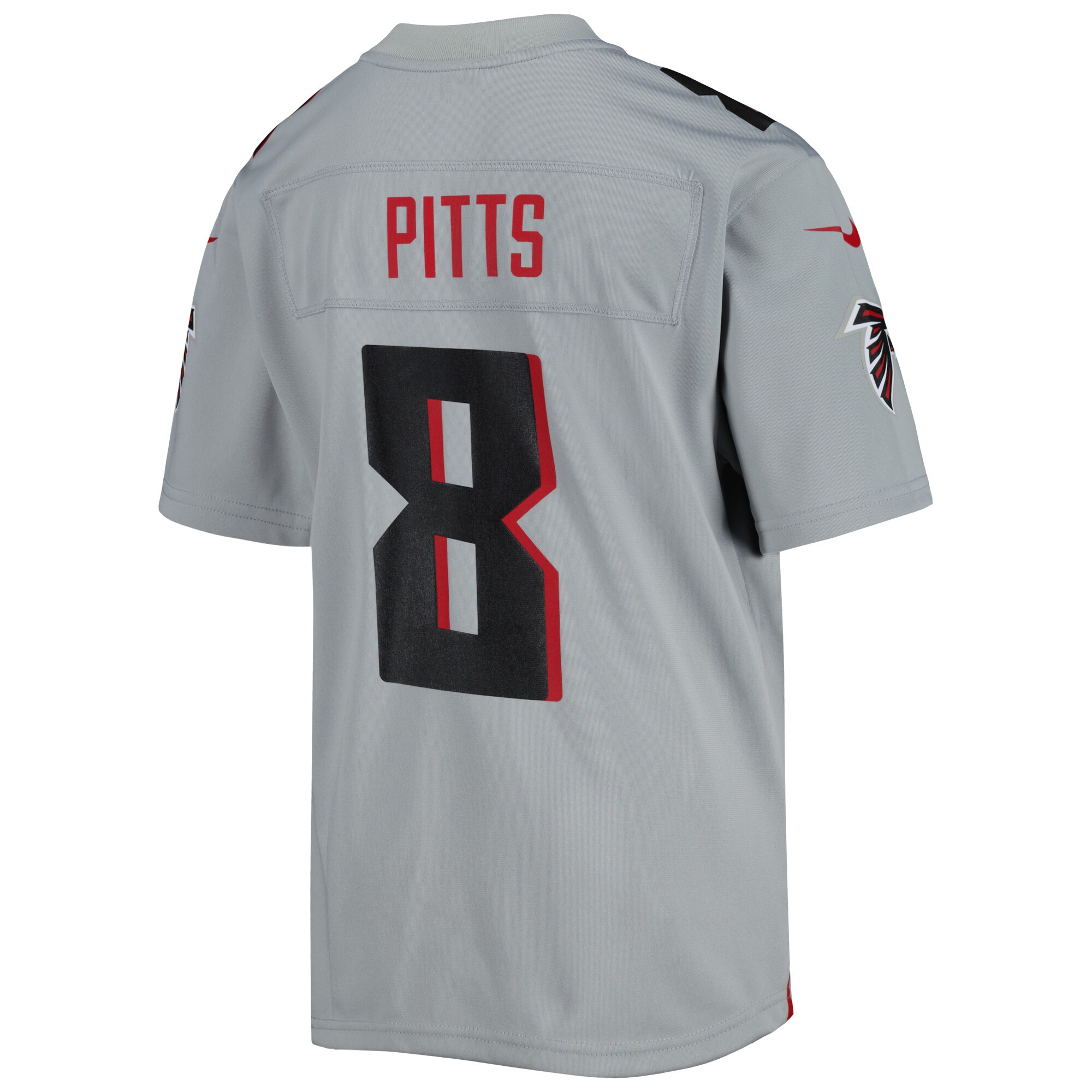 Kyle Pitts Atlanta Falcons  Youth Inverted Game Jersey - Gray