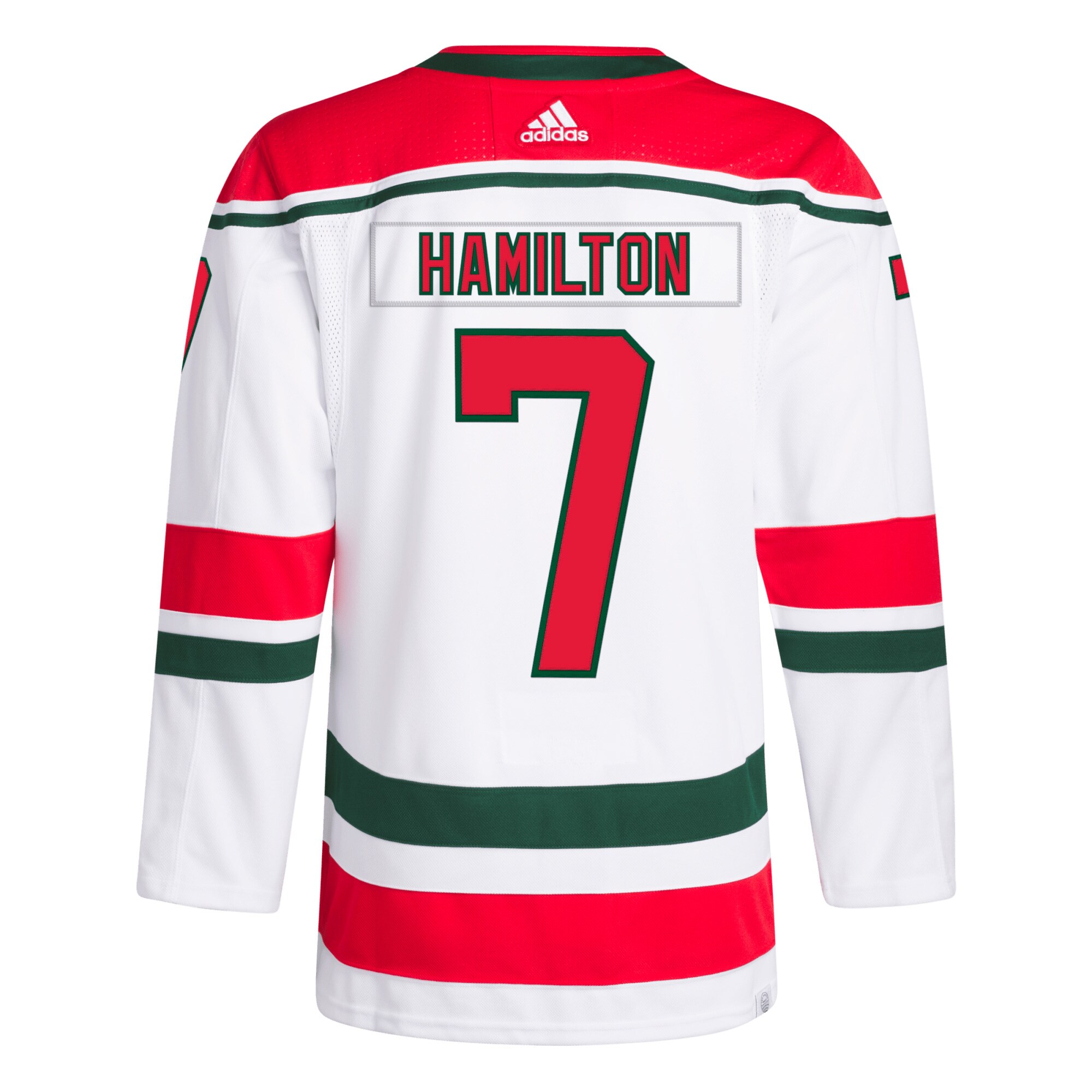 Dougie Hamilton New Jersey Devils adidas  Primegreen Authentic Player Jersey - White
