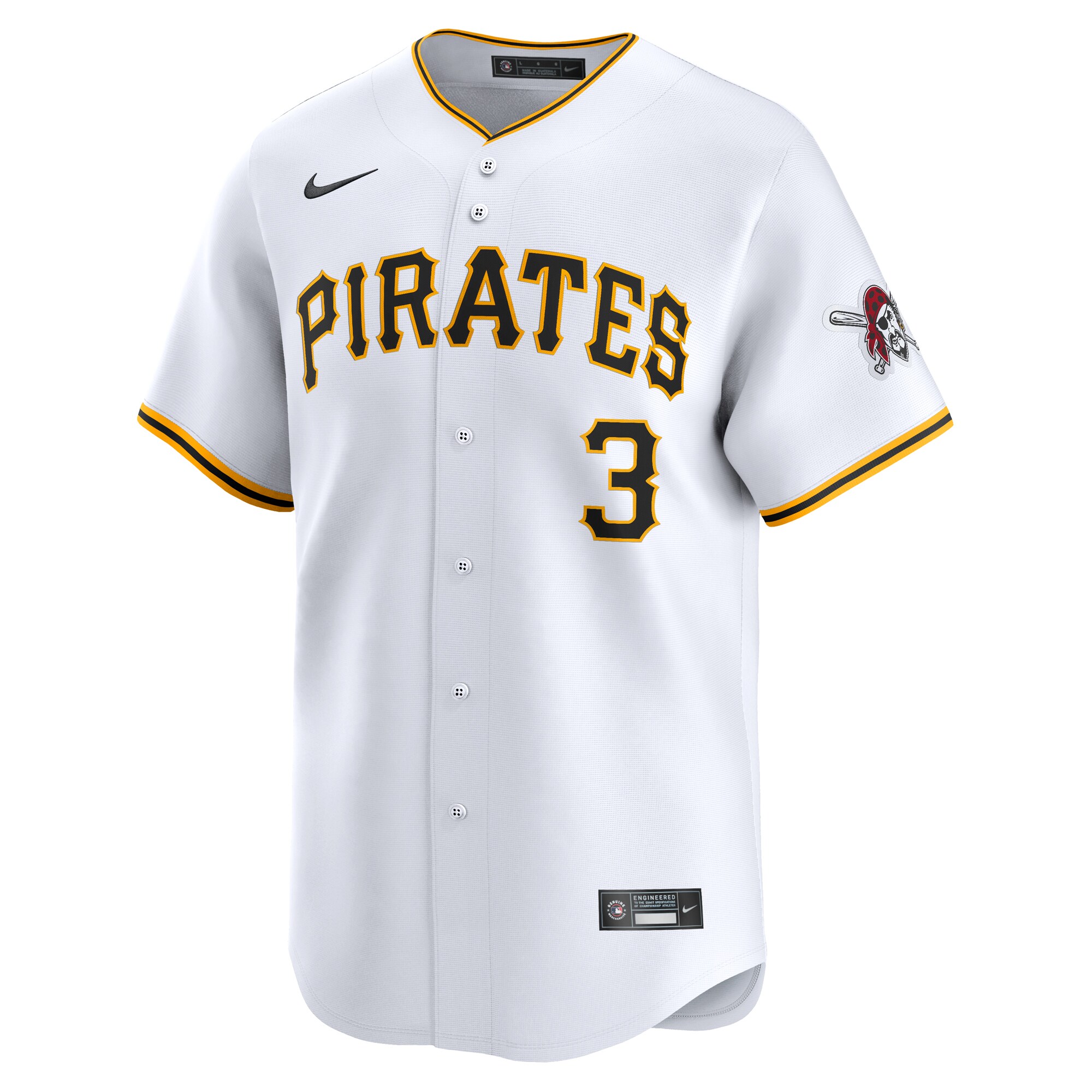 Ji-Hwan Bae Pittsburgh Pirates  Home Limited Player Jersey - White