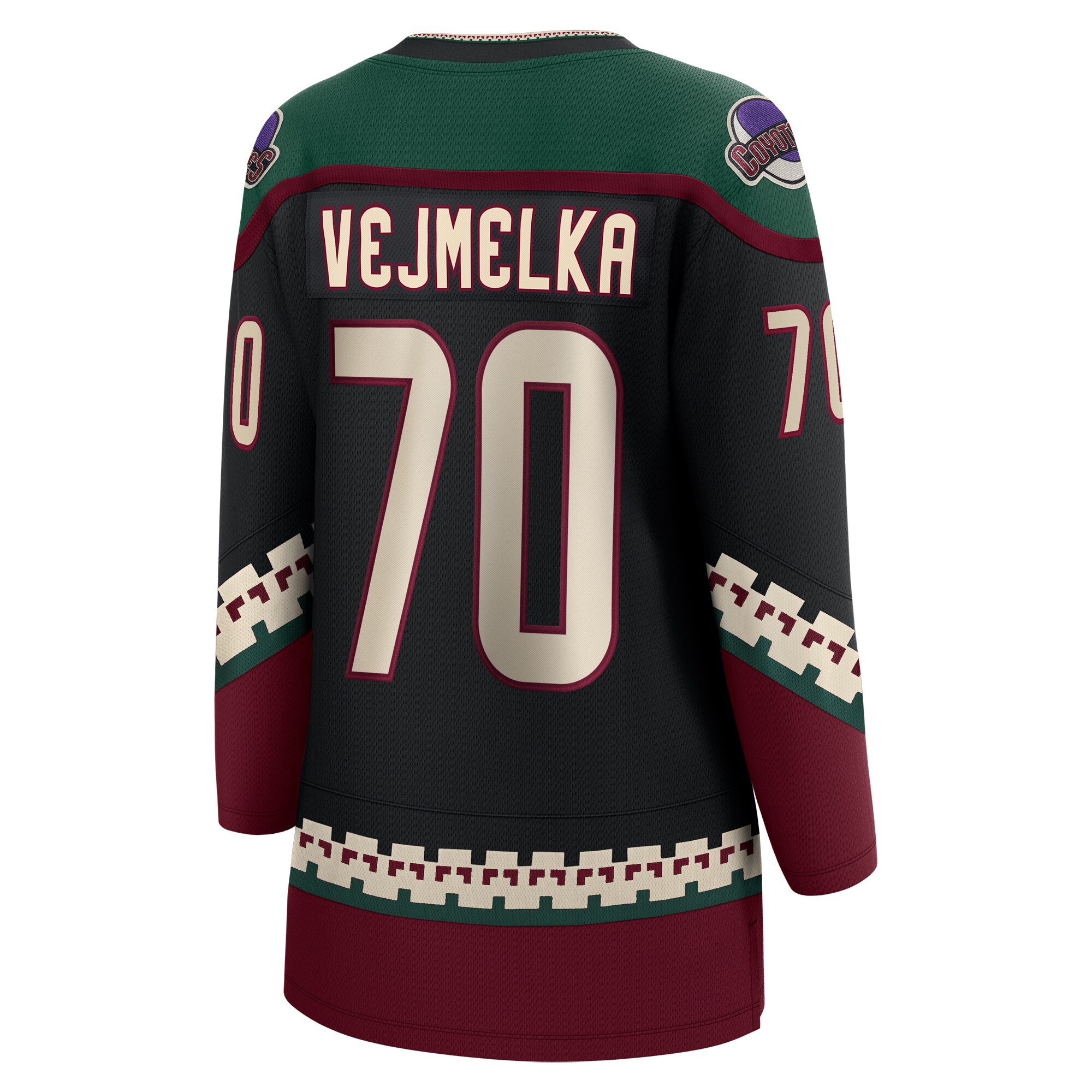Karel Vejmelka Arizona Coyotes Fanatics Women's Home Breakaway Player Jersey - Black