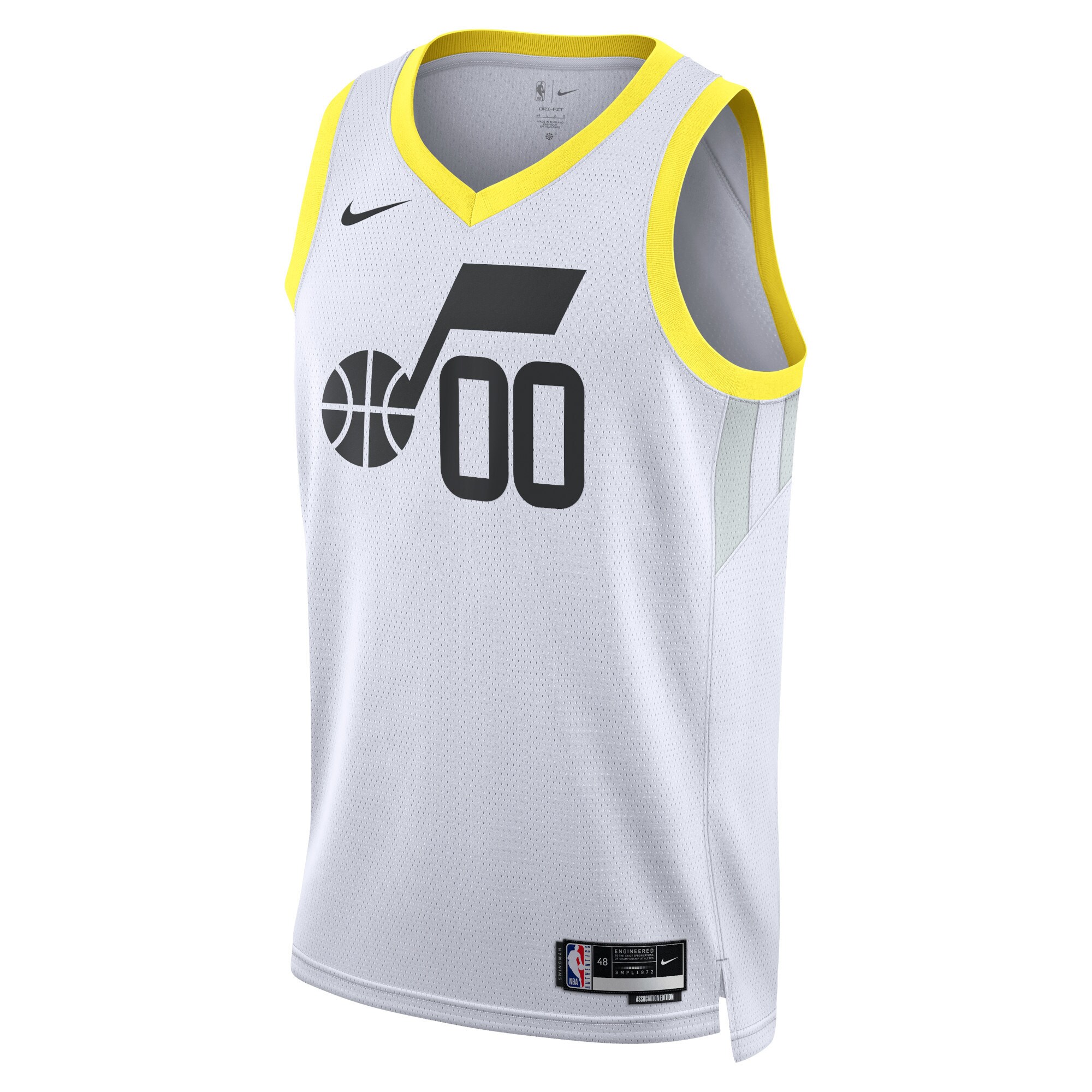 Utah Jazz  Unisex Swingman Custom Jersey White - Association Edition