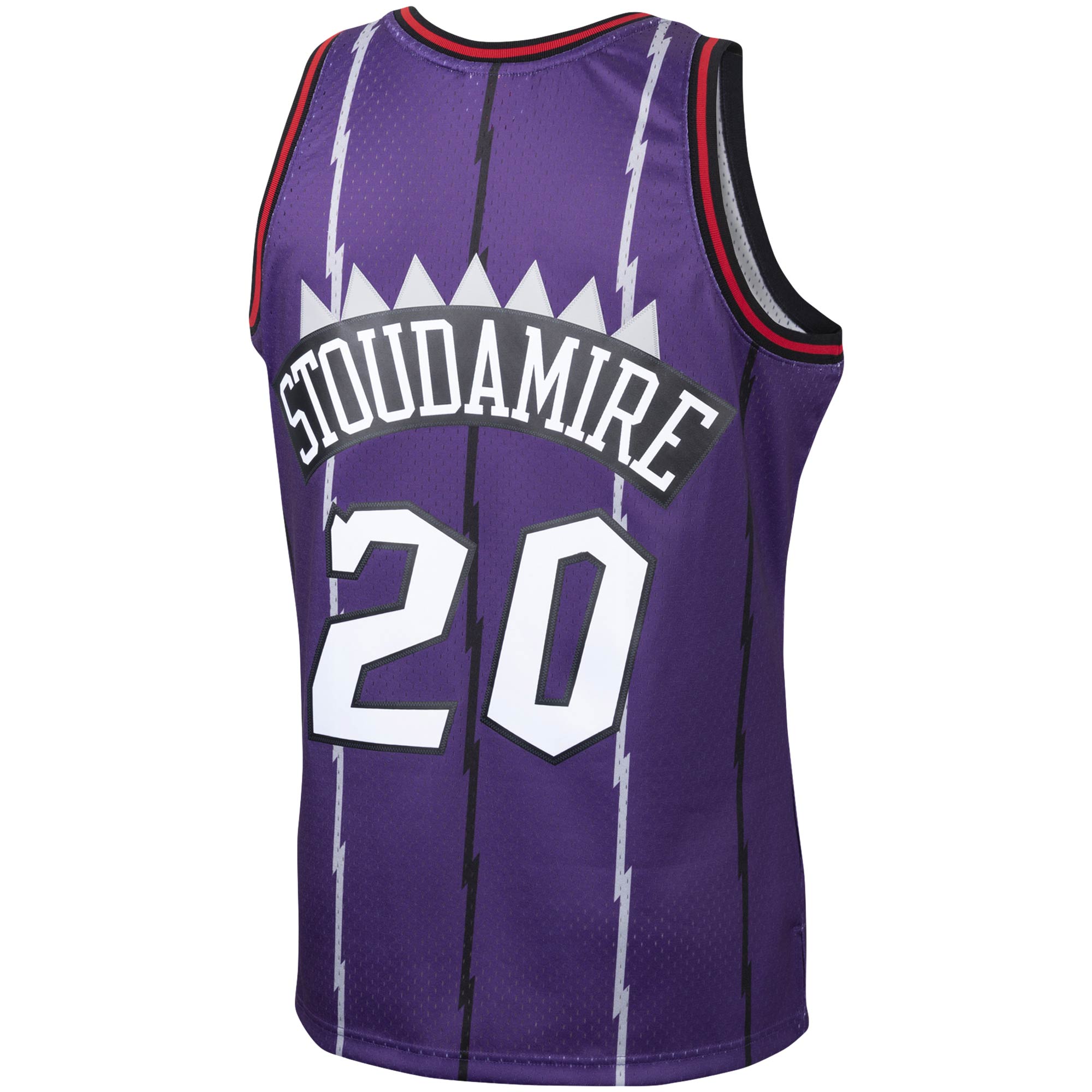 Damon Stoudamire Toronto Raptors Mitchell & Ness 1995\/96 Hardwood Classics Swingman Jersey - Purple
