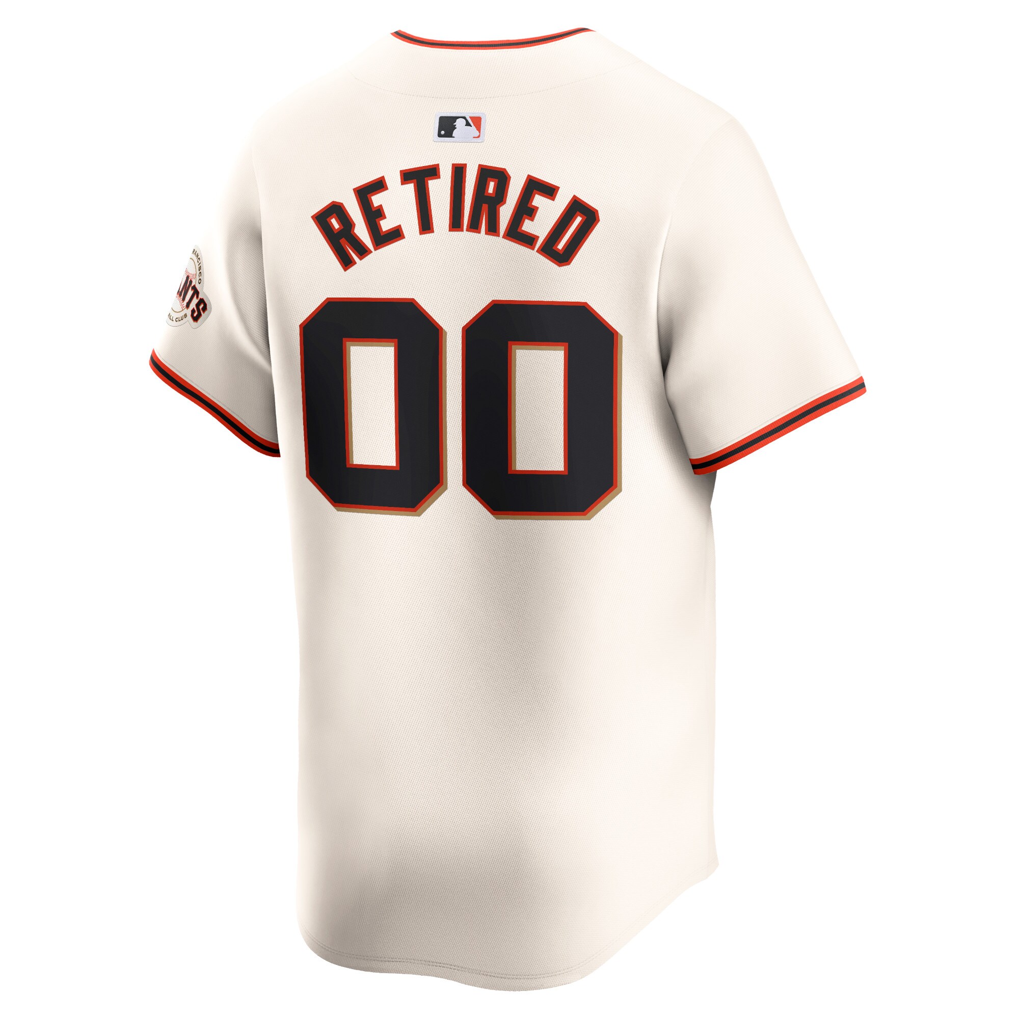 San Francisco Giants  Home Limited Pick-A-Player Retired Roster Jersey - Cream
