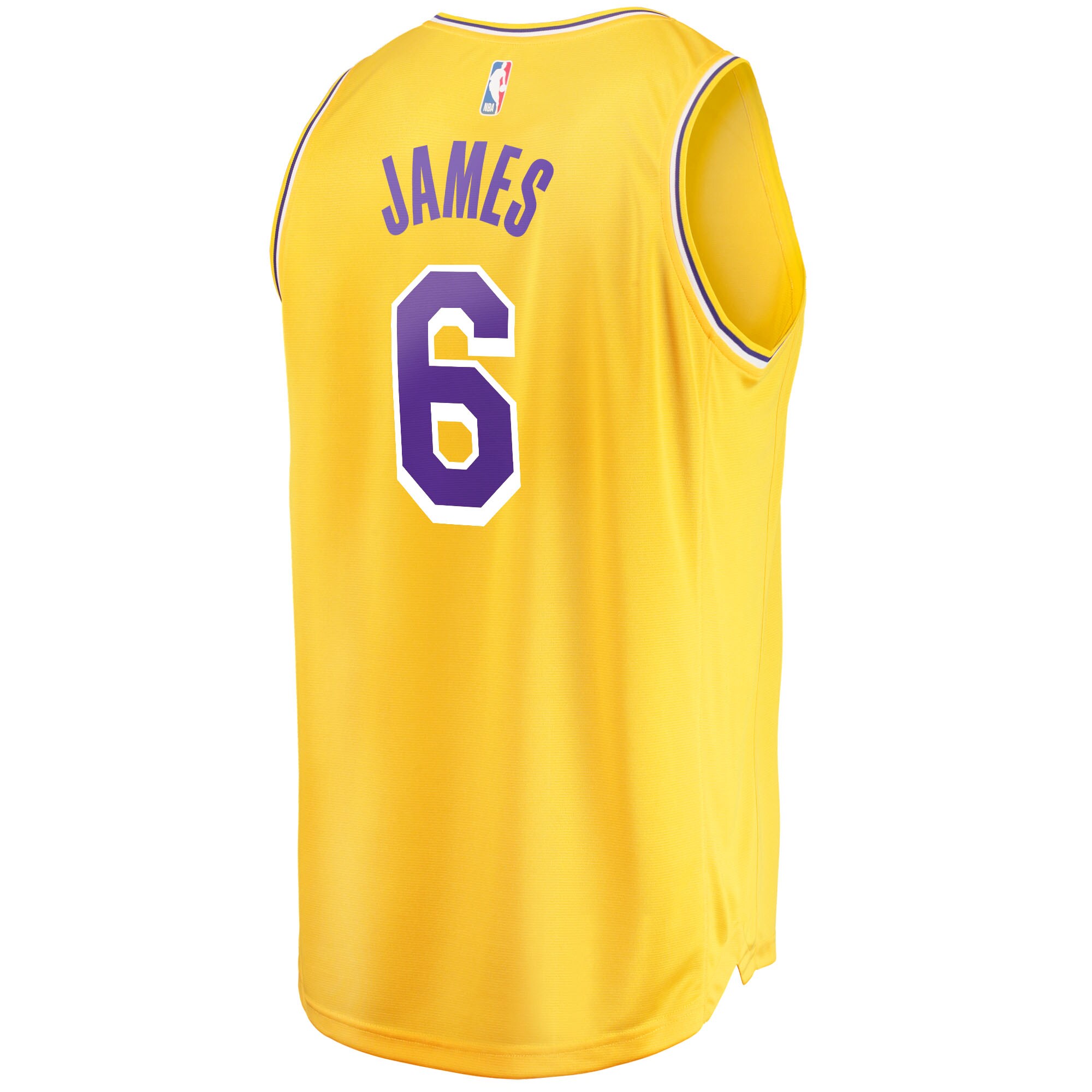 LeBron James Los Angeles Lakers Fanatics 2021\/22 Fast Break Replica Jersey - Icon Edition - Gold
