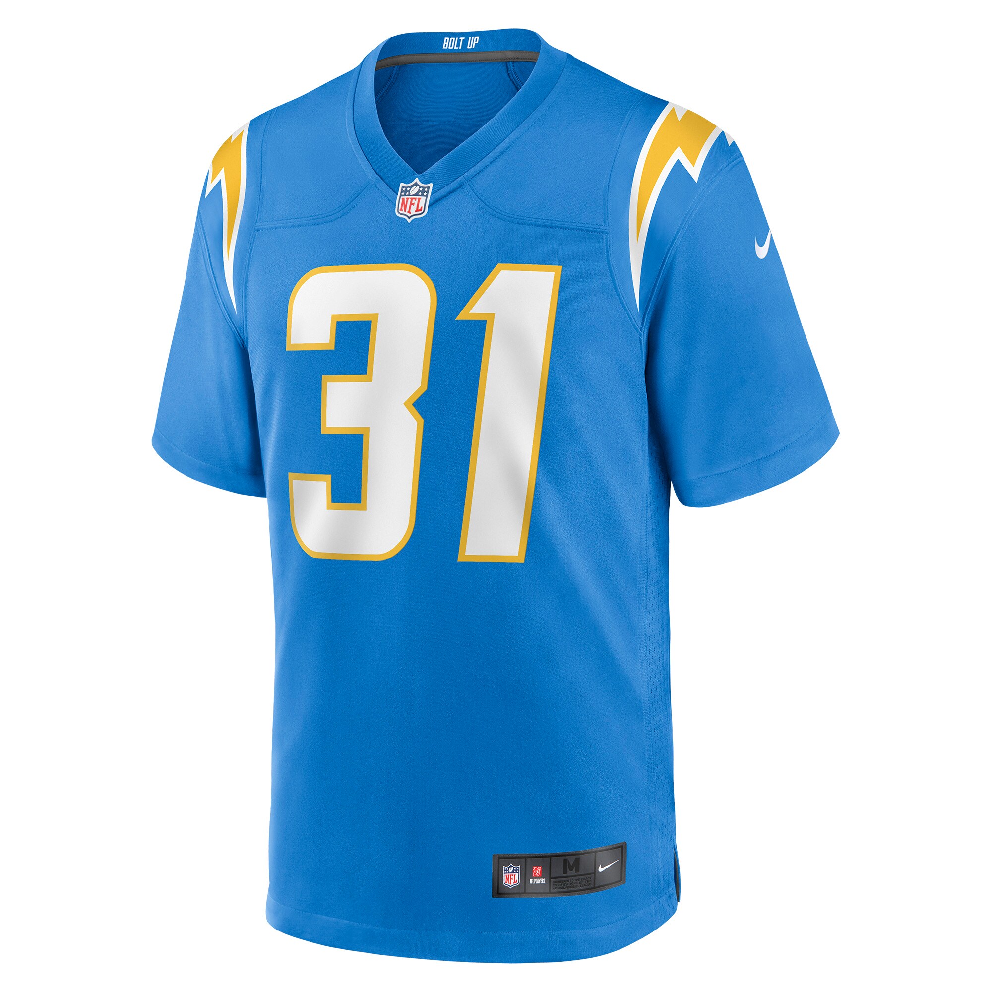 Nick Niemann Los Angeles Chargers  Game Player Jersey - Powder Blue