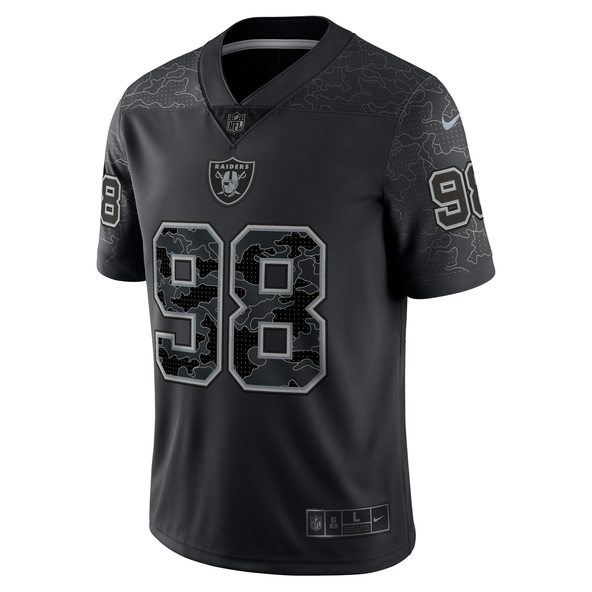 Maxx Crosby Las Vegas Raiders  RFLCTV Limited Jersey - Black