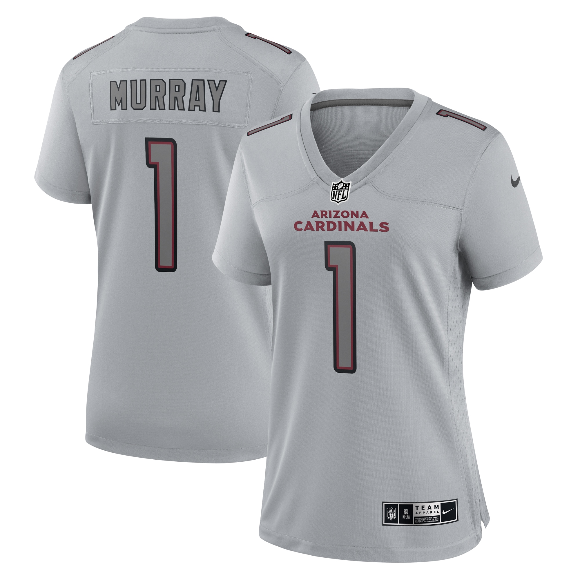 Kyler Murray Arizona Cardinals  Women's Atmosphere Fashion Game Jersey - Gray