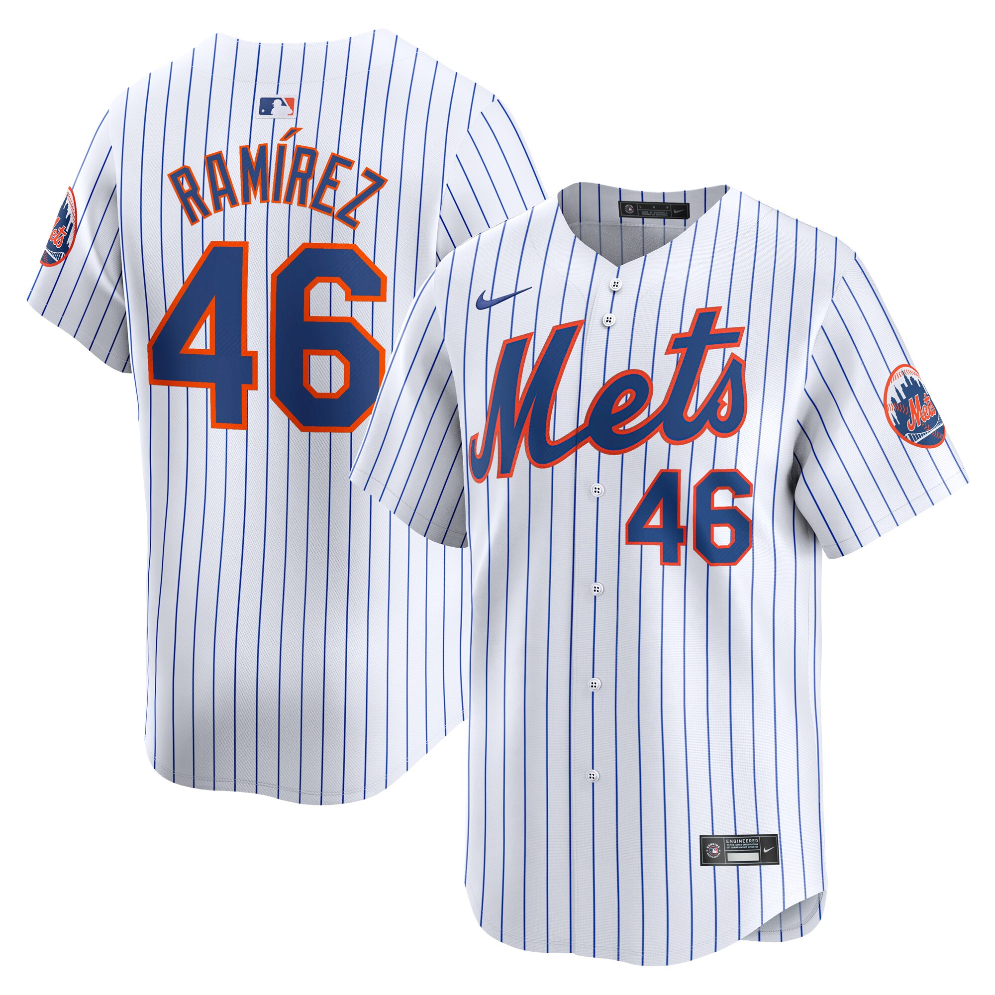 Yohan Ramirez New York Mets  Home Limited Player Jersey\u00c2\u00a0\u00e2\u20ac\u201c White