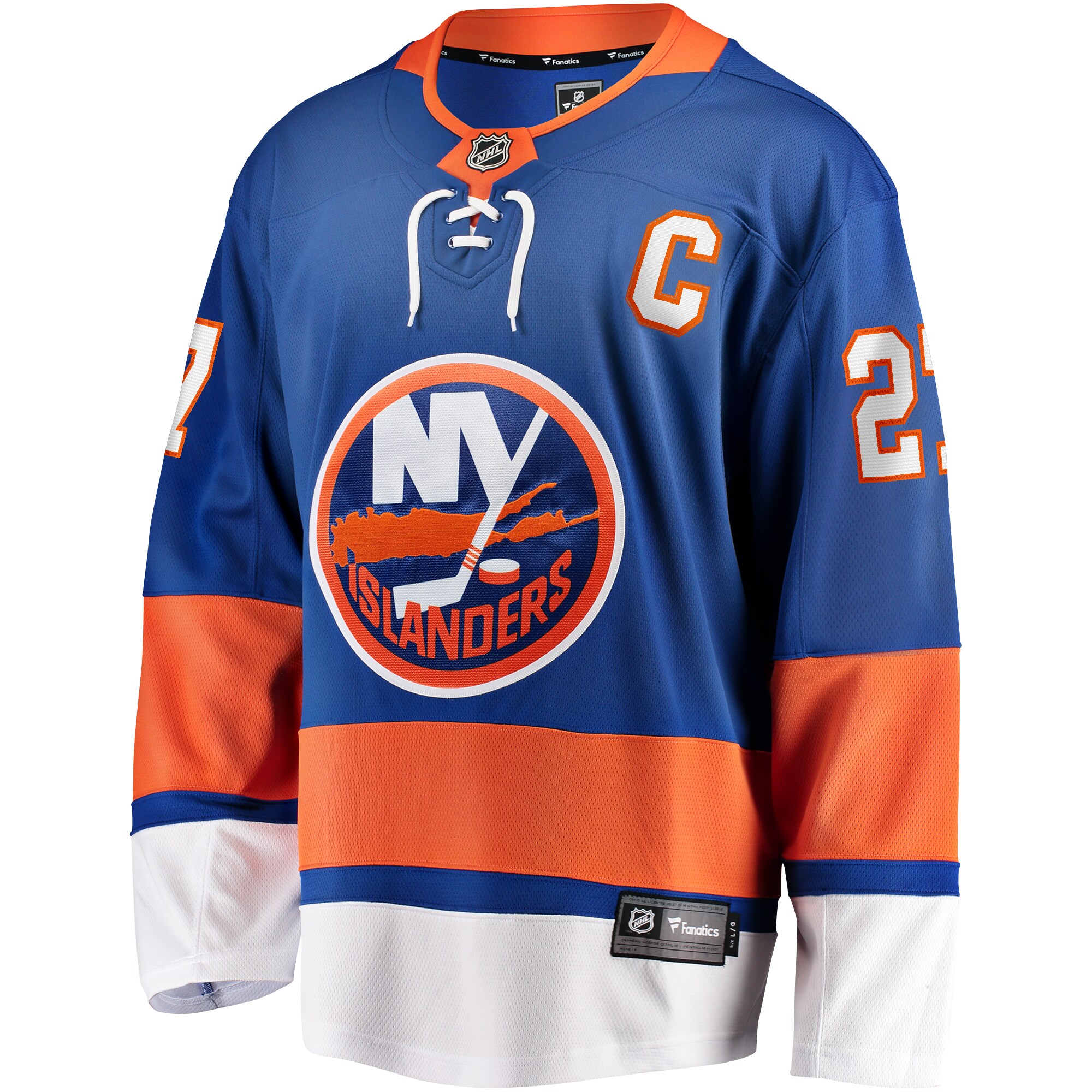 Anders Lee New York Islanders Fanatics Home Captain Patch Breakaway Player Jersey - Royal