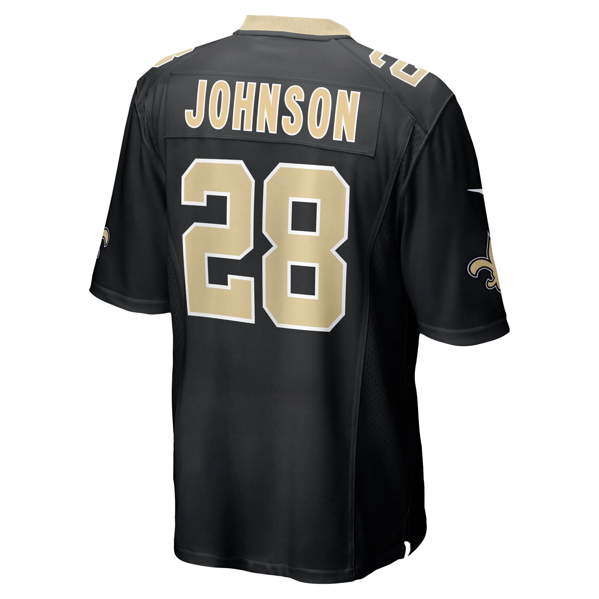 Lonnie Johnson New Orleans Saints  Game Player Jersey - Black