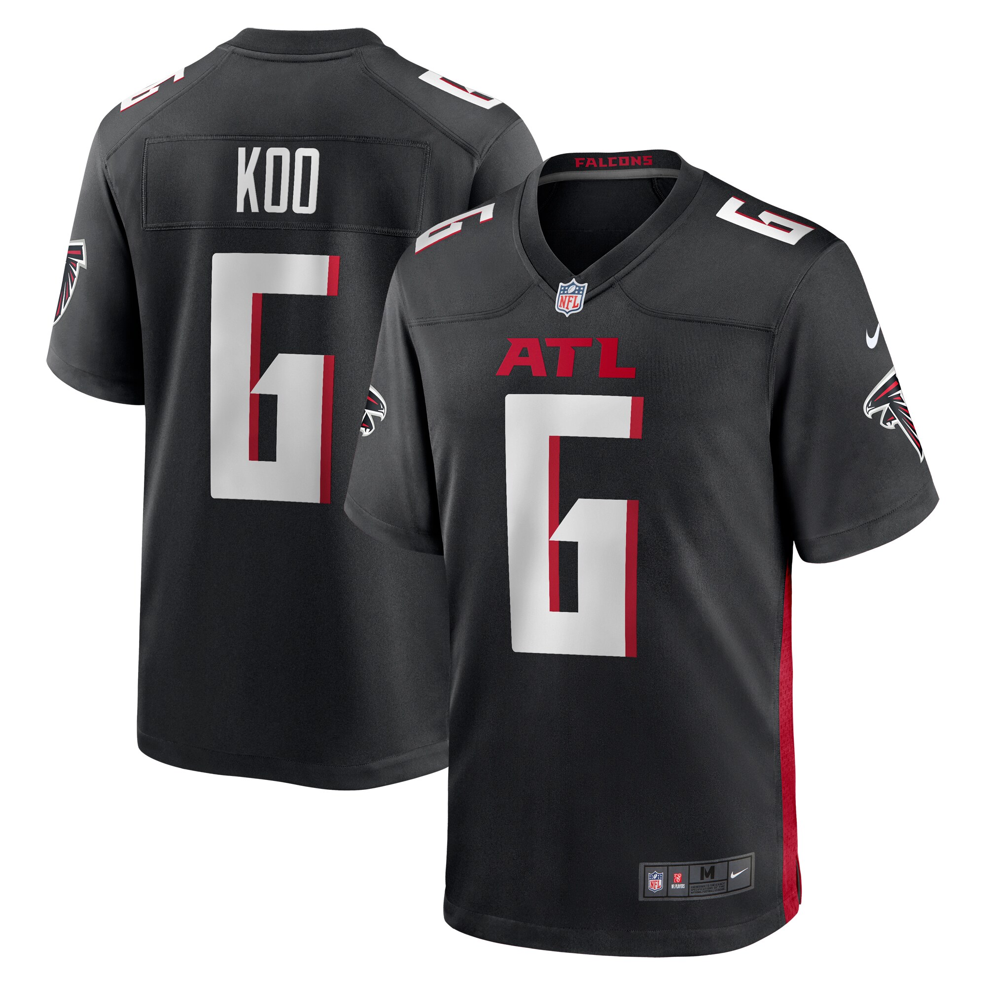 Younghoe Koo Atlanta Falcons  Team Game Jersey - Black