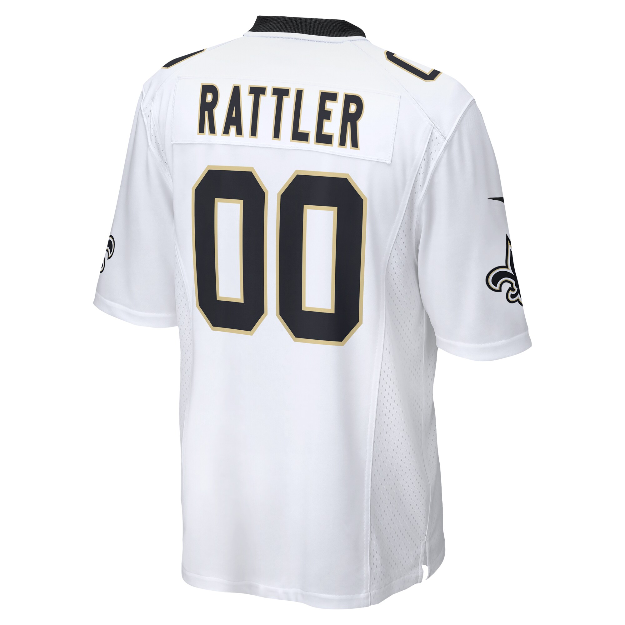Spencer Rattler New Orleans Saints  2024 NFL Draft Game Player Jersey - White
