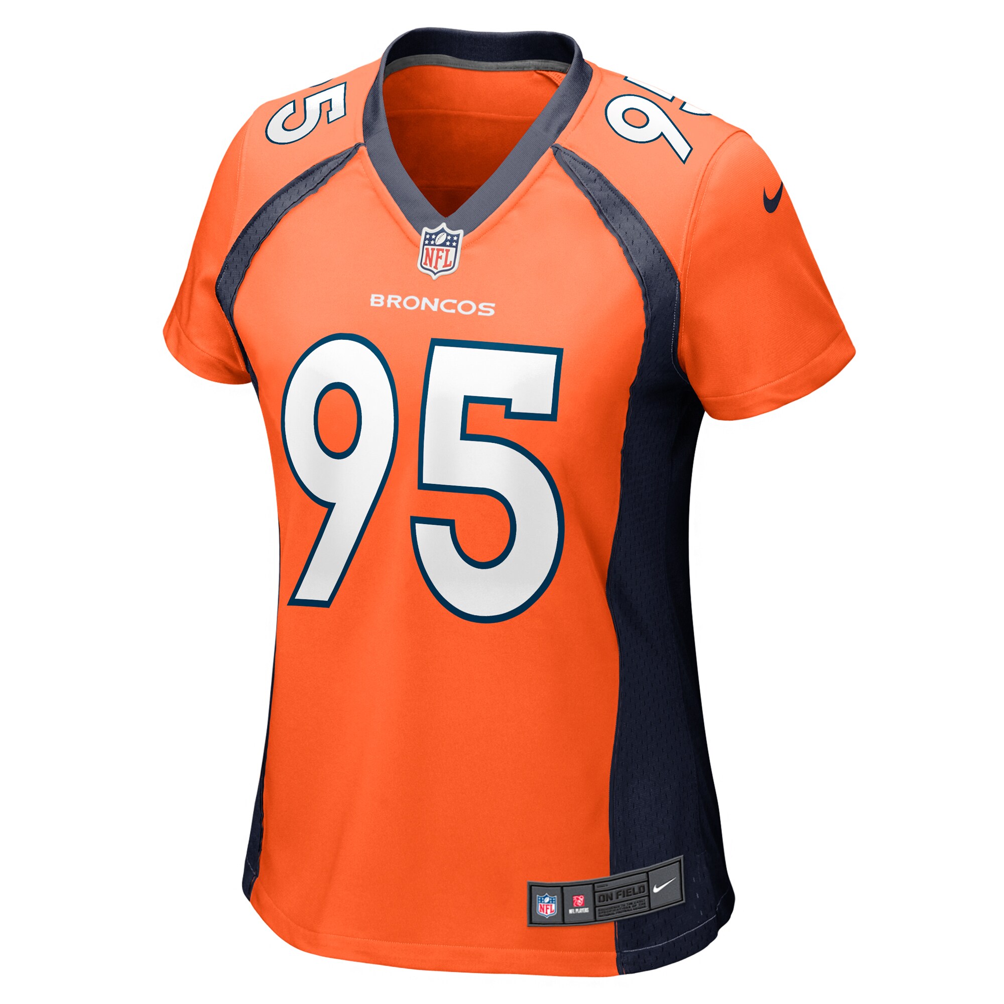 Elijah Garcia Denver Broncos  Women's Team Game Jersey -  Orange