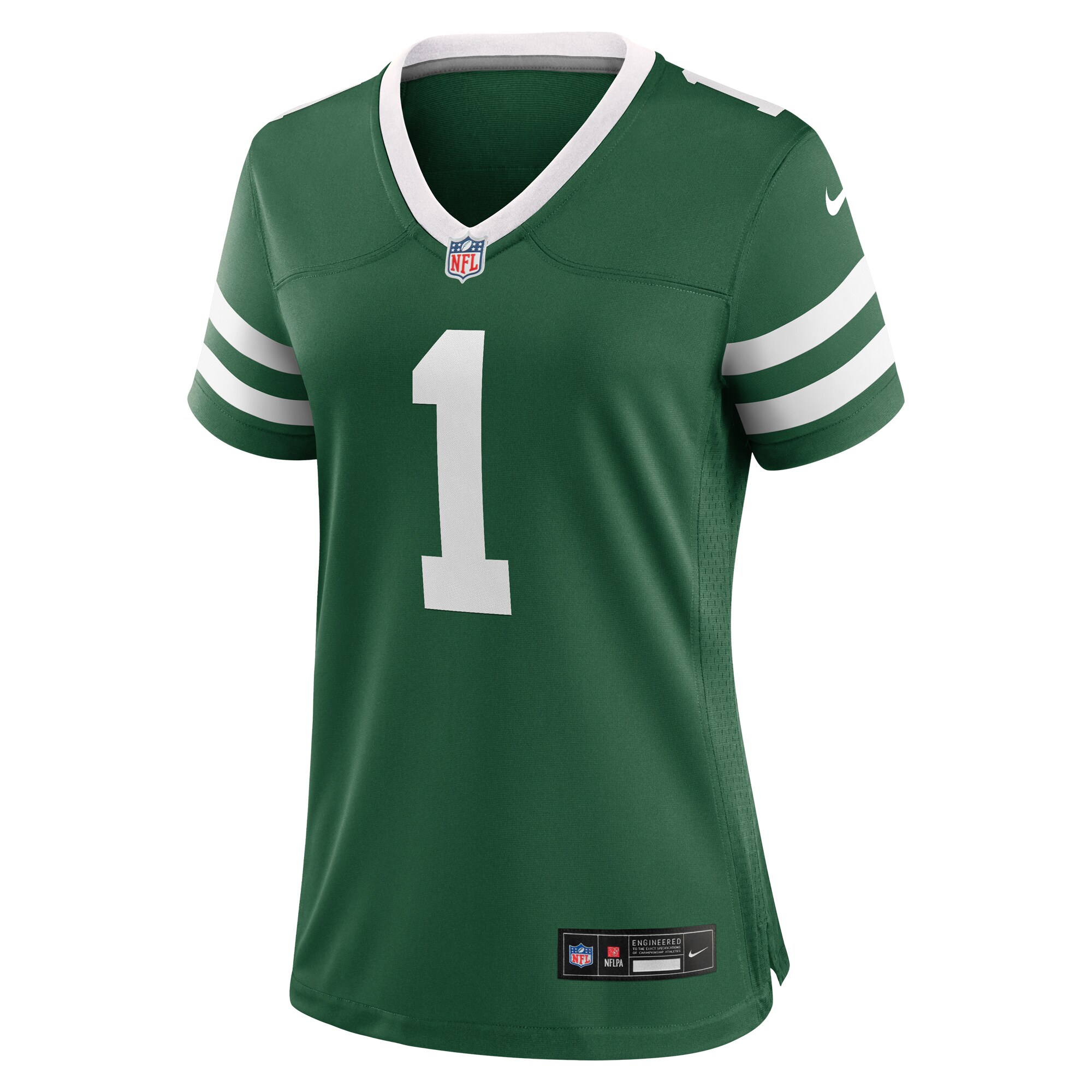 New York Jets  Women's #1 Mom Game Jersey - Legacy Green