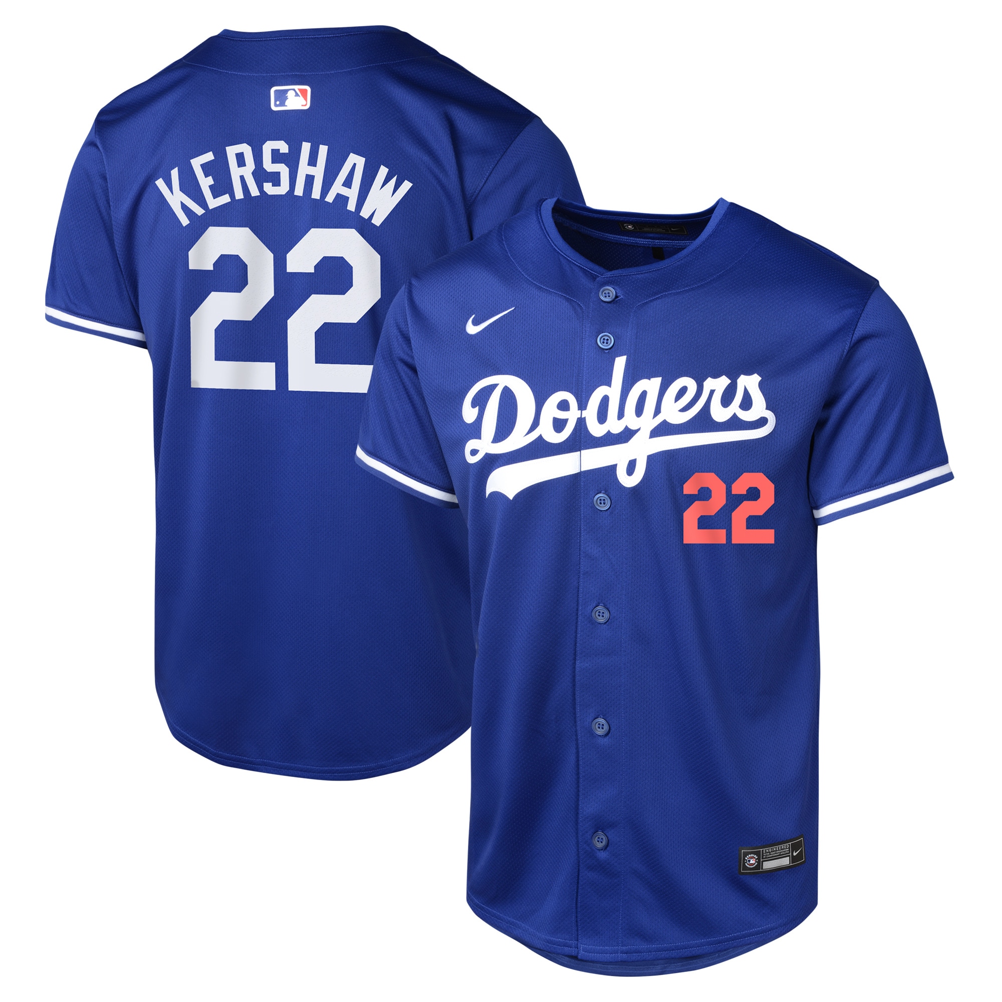 Clayton Kershaw Los Angeles Dodgers  Youth Alternate Limited Player Jersey\u00c2\u00a0\u00e2\u20ac\u201c Royal
