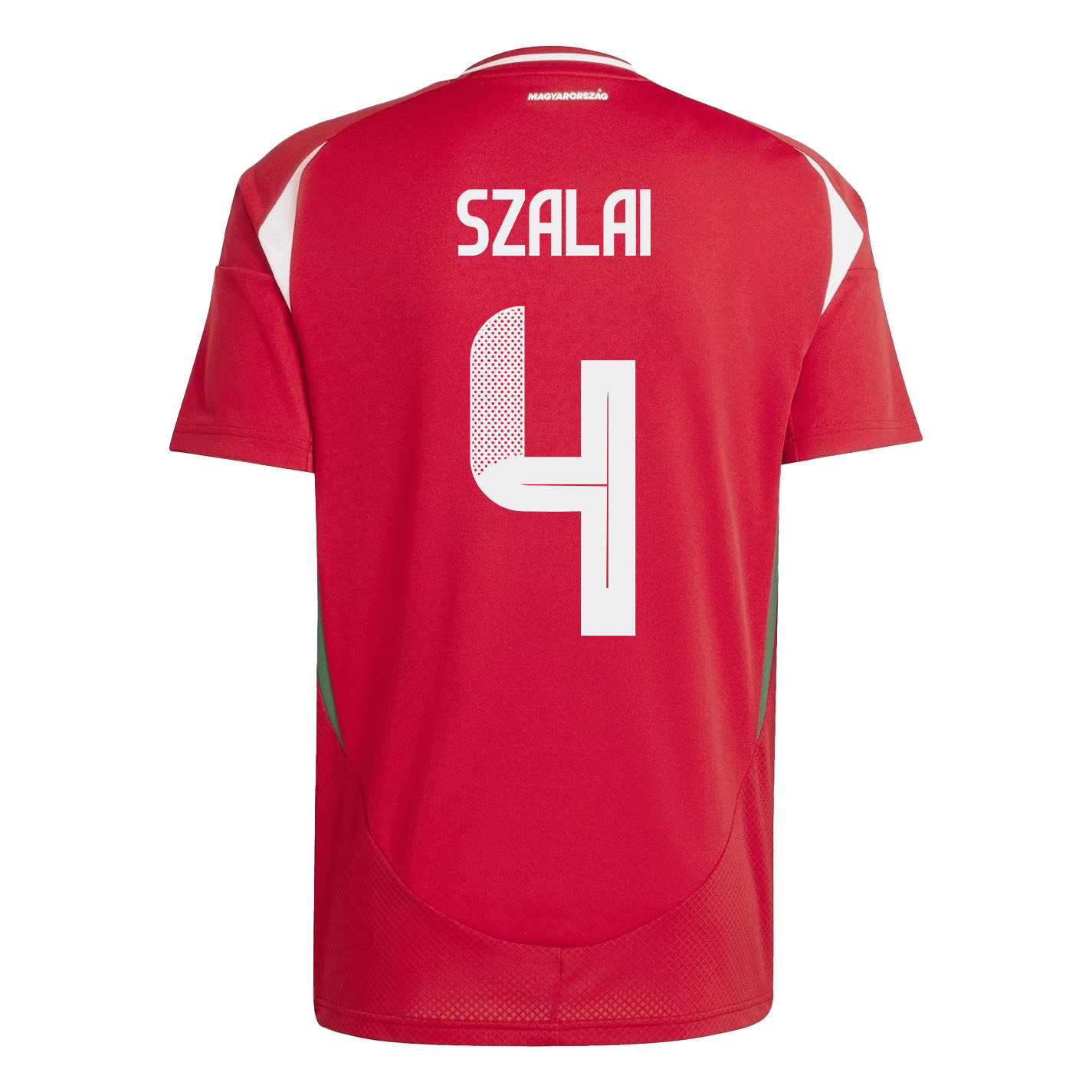 Attila Szalai 4 Hungary National Team 2024/25 Home Men Jersey - Red