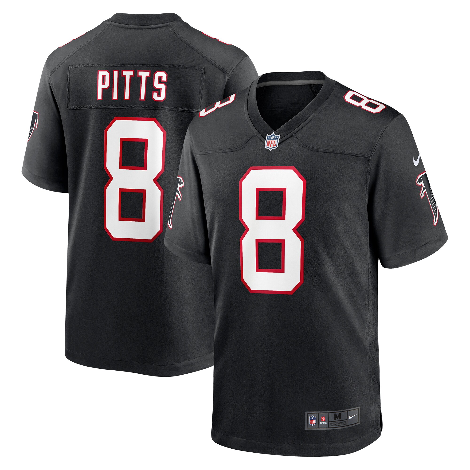 Kyle Pitts Atlanta Falcons  Player Game Jersey - Black