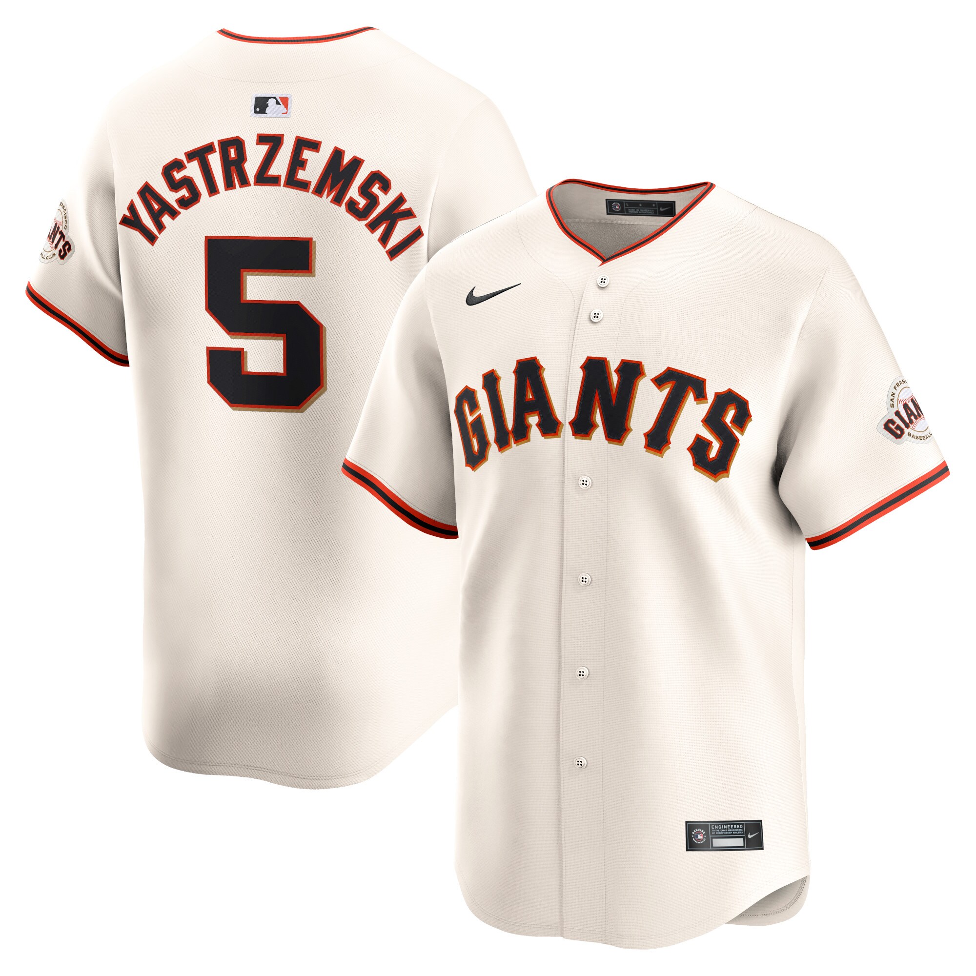 Mike Yastrzemski San Francisco Giants  Youth Home Limited Player Jersey - Cream