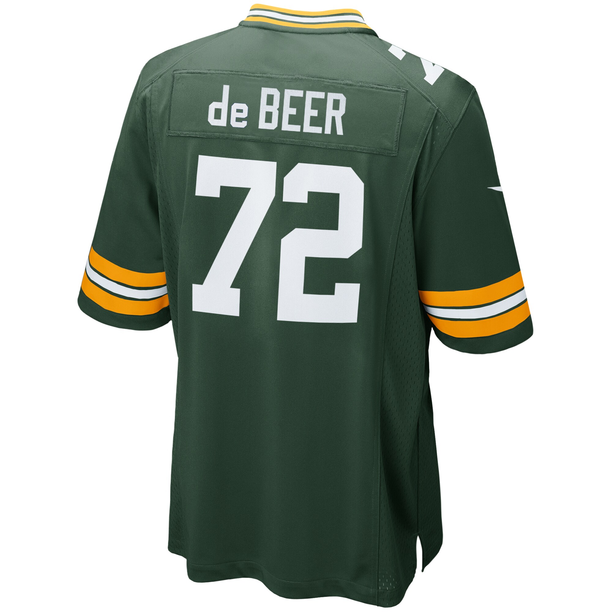 Gerhard de Beer Green Bay Packers  Youth Game Jersey - Green