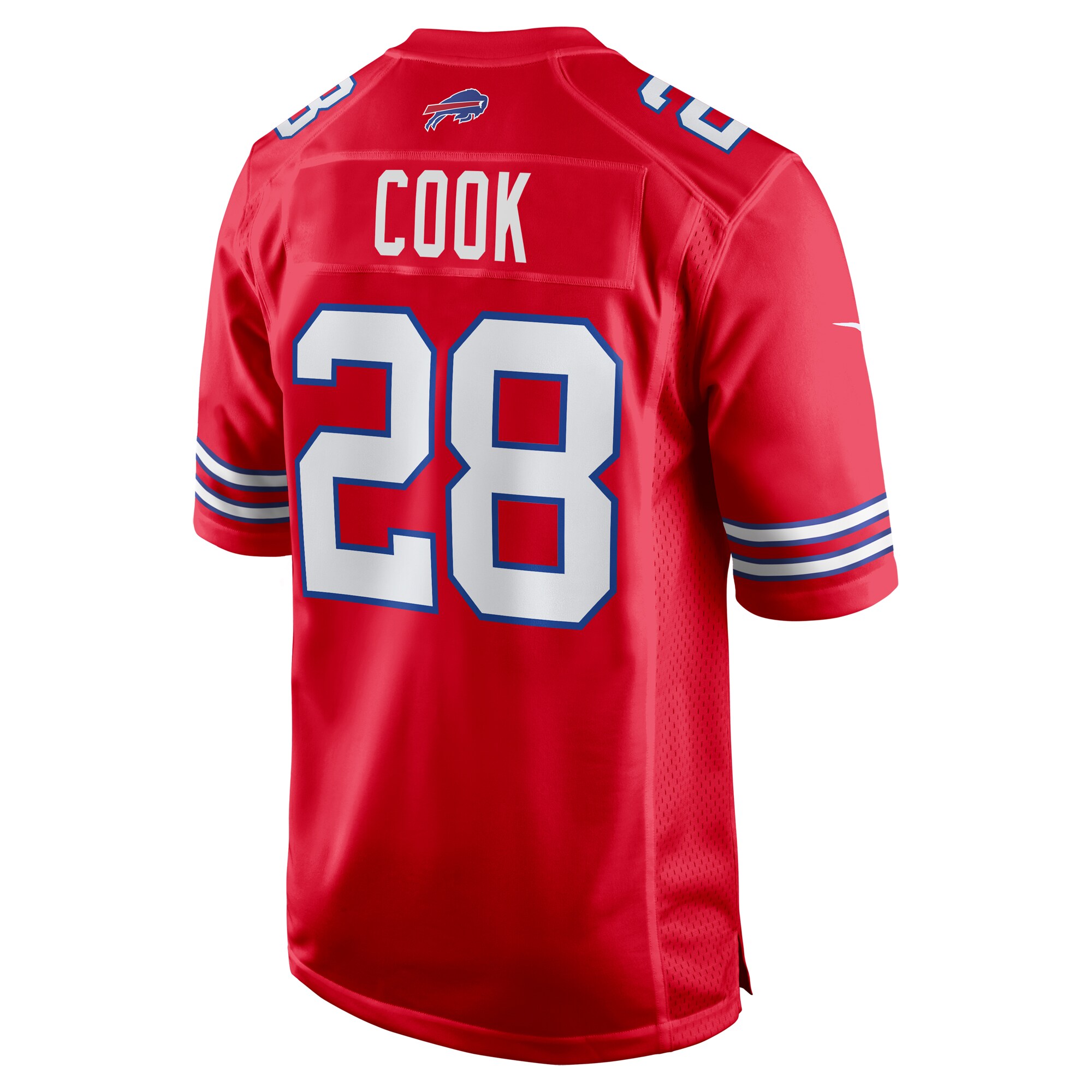 James Cook Buffalo Bills  Alternate Game Jersey - Red