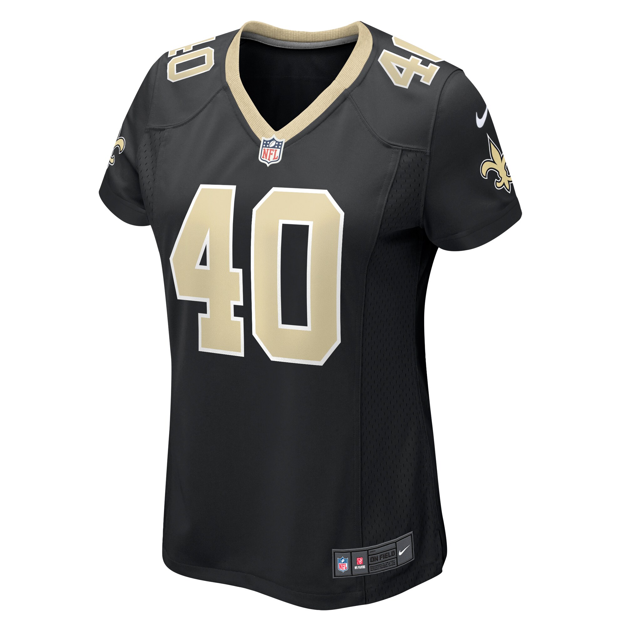 Zander Horvath New Orleans Saints  Women's  Game Jersey -  Black