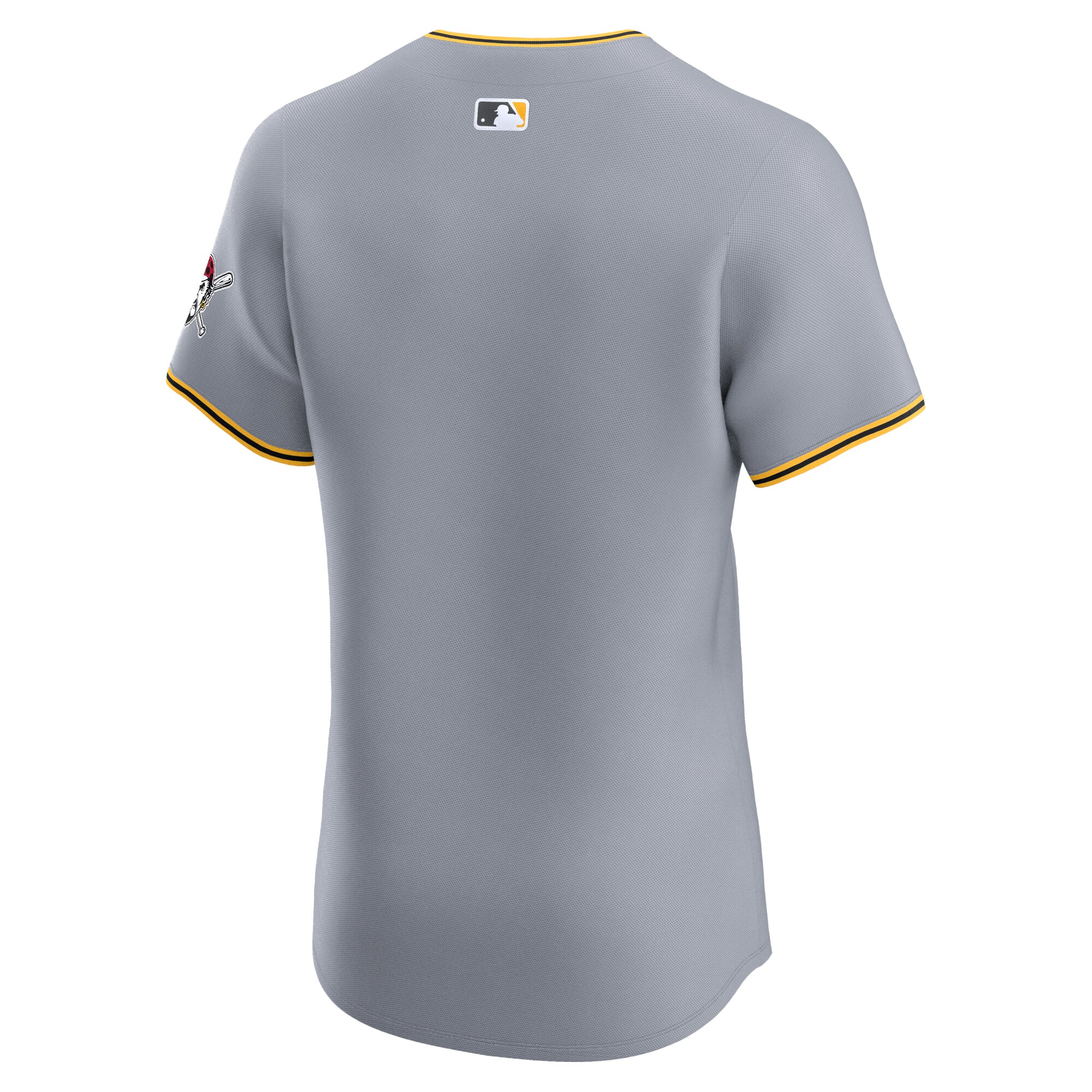 Pittsburgh Pirates  Road Vapor Premier Elite Patch Jersey - Gray