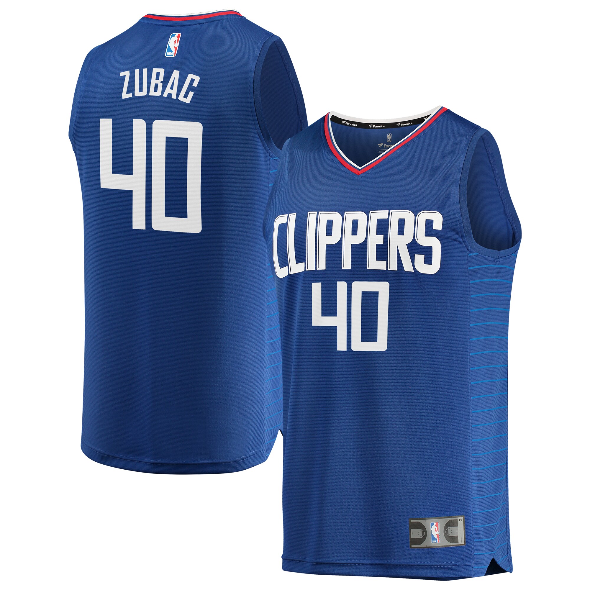 Ivica Zubac LA Clippers Fanatics Fast Break Replica Jersey - Icon Edition - Royal